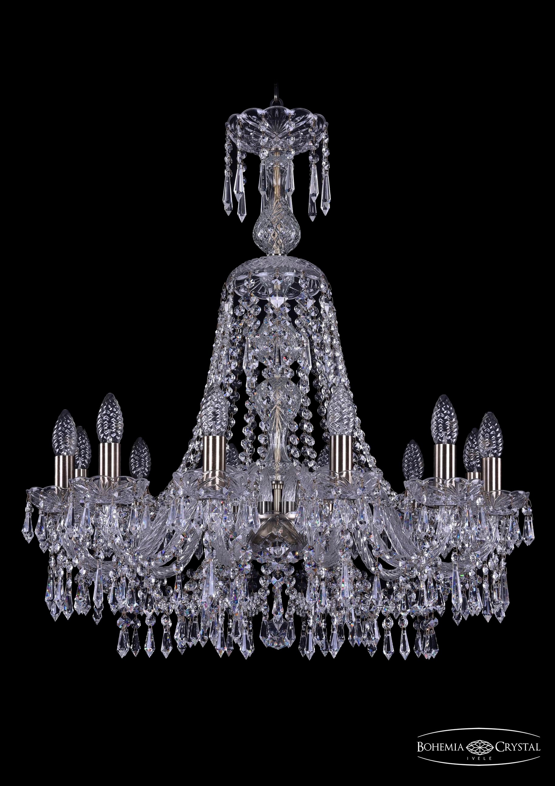 Подвесная хрустальная люстра 1403 Bohemia 1403/12/240/XL-75 Pa