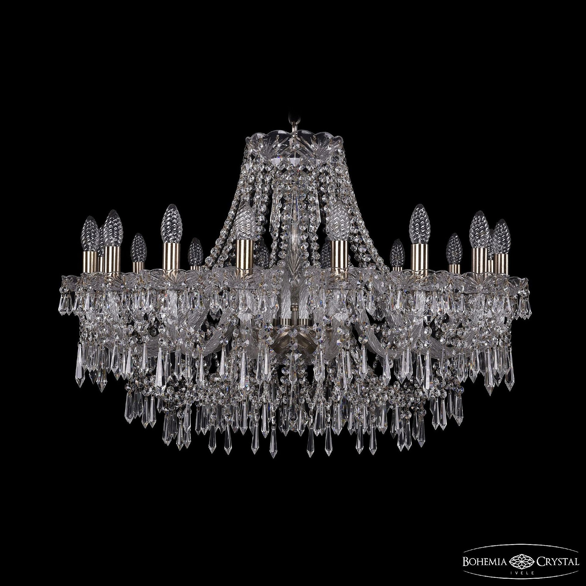 Подвесная хрустальная люстра 1403 Bohemia 1403/16/300 Pa