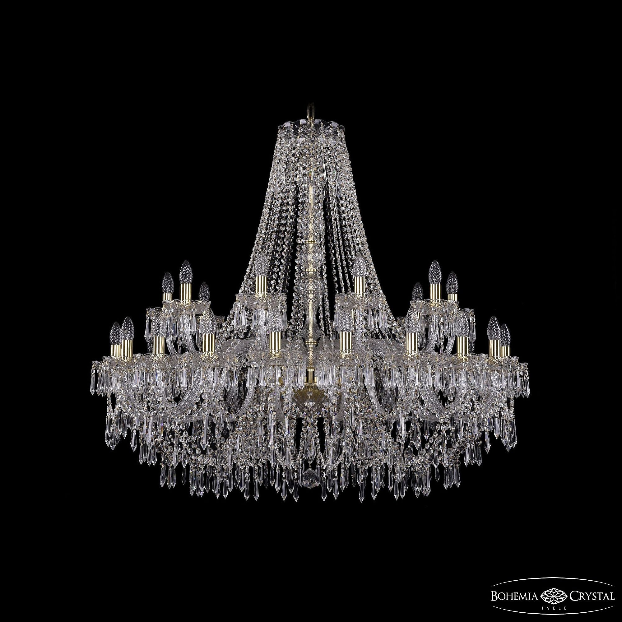 Подвесная хрустальная люстра 1403 Bohemia 1403/20+10/400 G