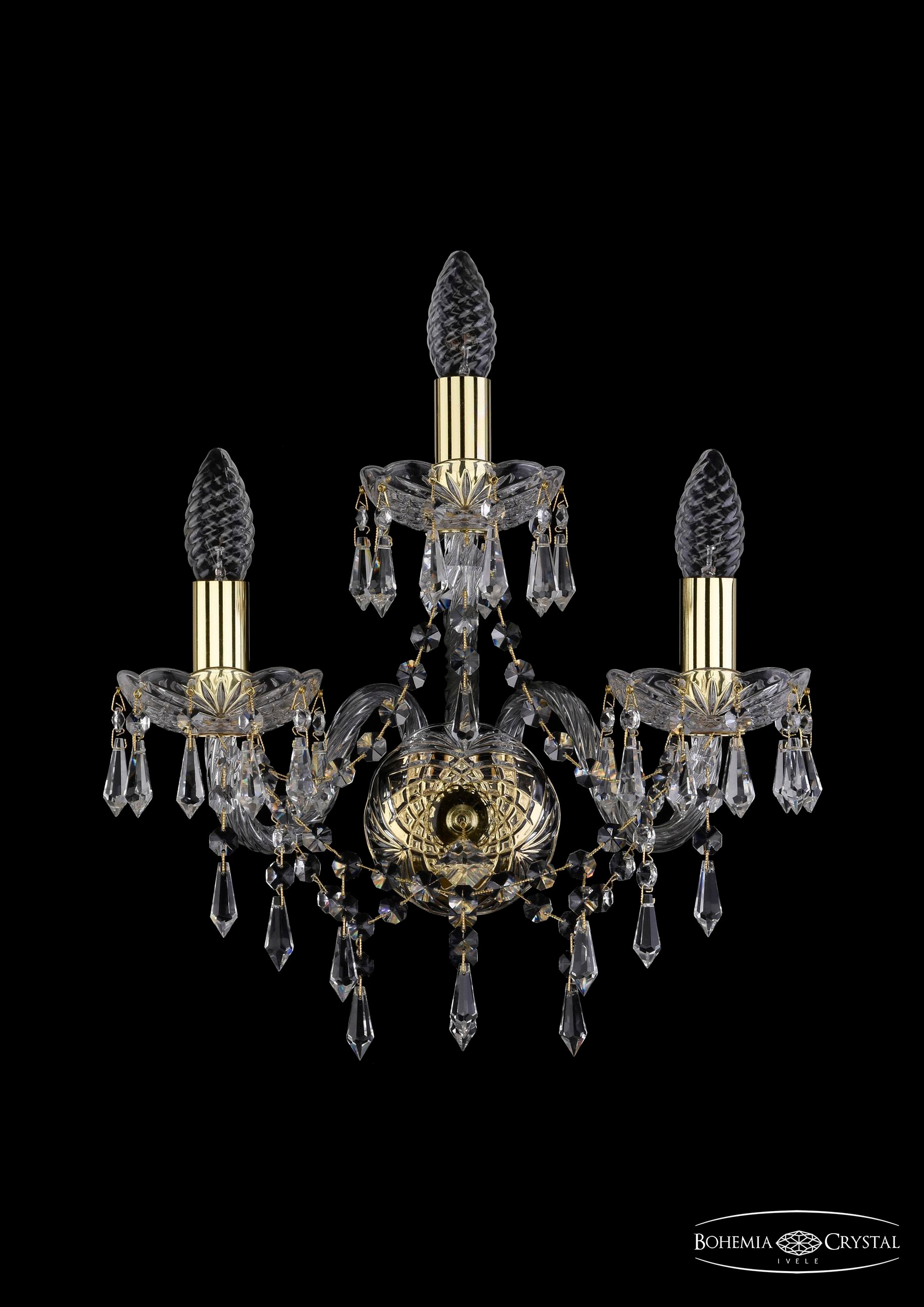 Настенное бра Bohemia 1403 1403B/2+1/141/G