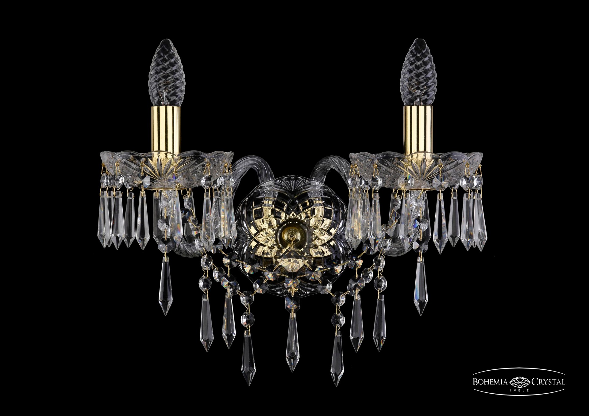 Настенное бра Bohemia 1403 1403B/2/160/XL/G