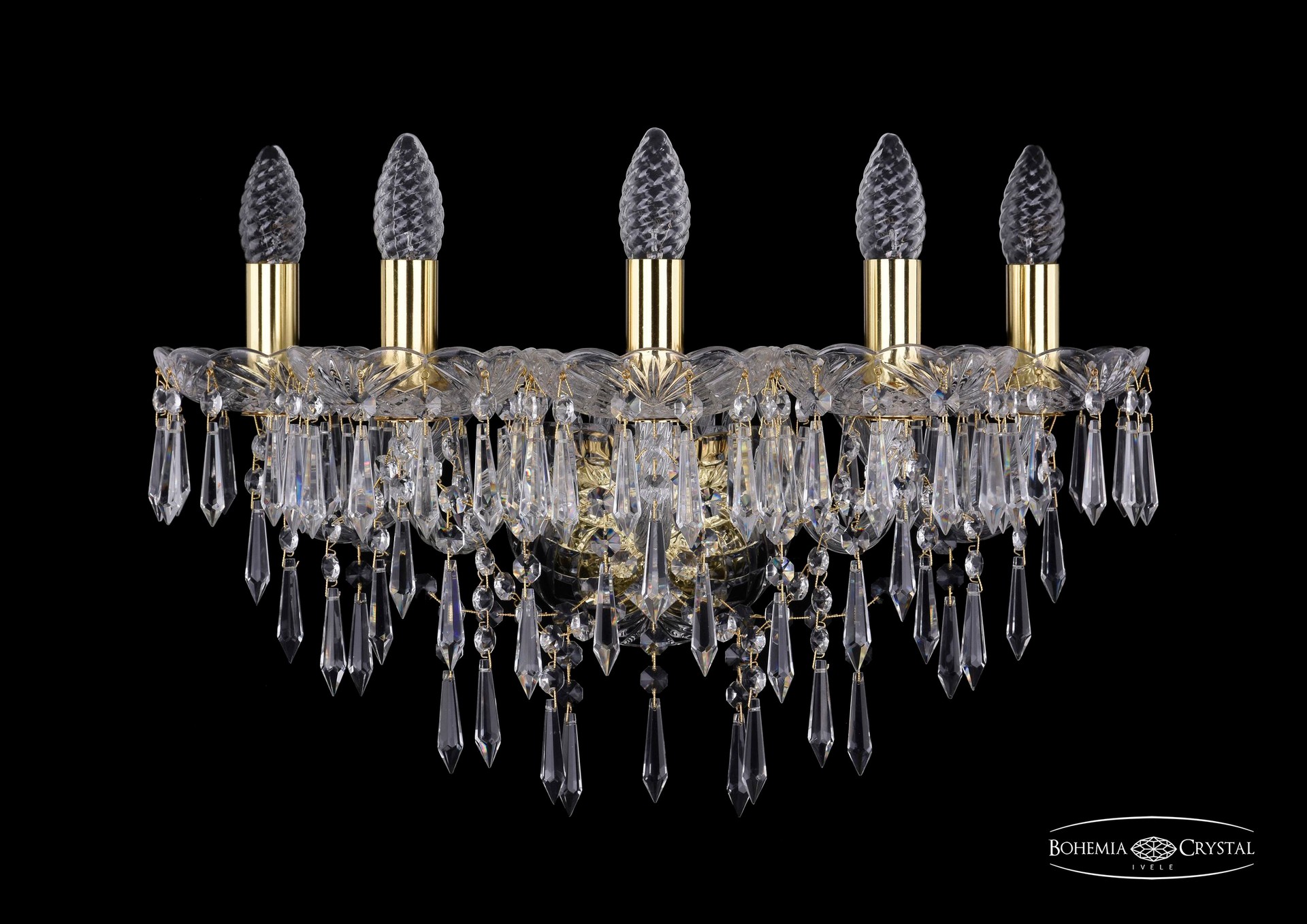 Настенное бра Bohemia 1403 1403B/5/160/XL/G