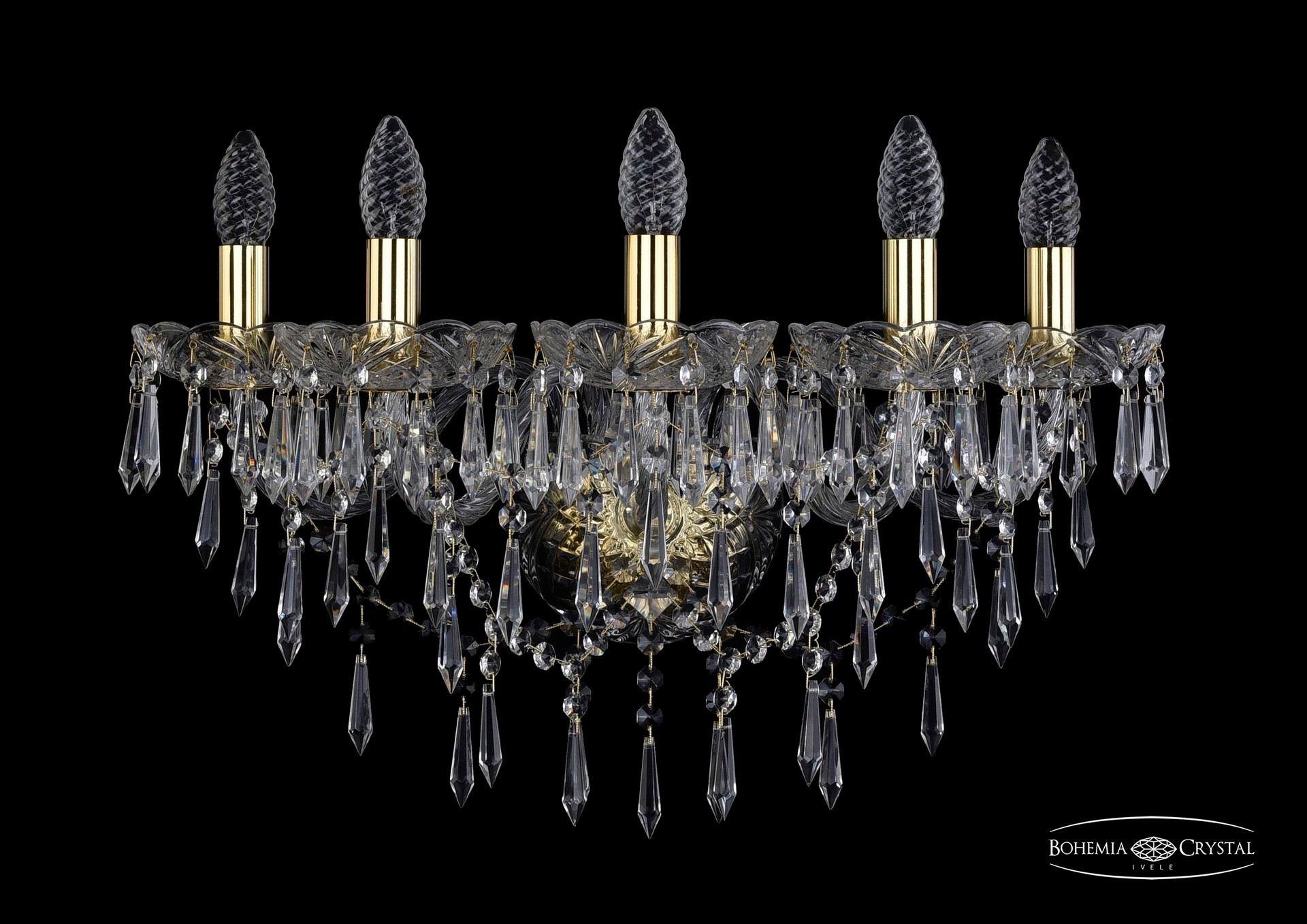 Настенное бра Bohemia 1403 1403B/5/195/XL/G