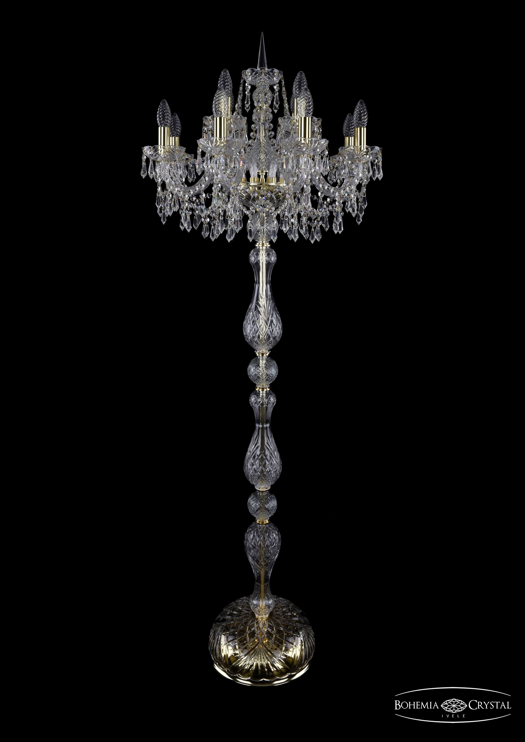 Торшер Bohemia 1403T1/8+4/195-165/G