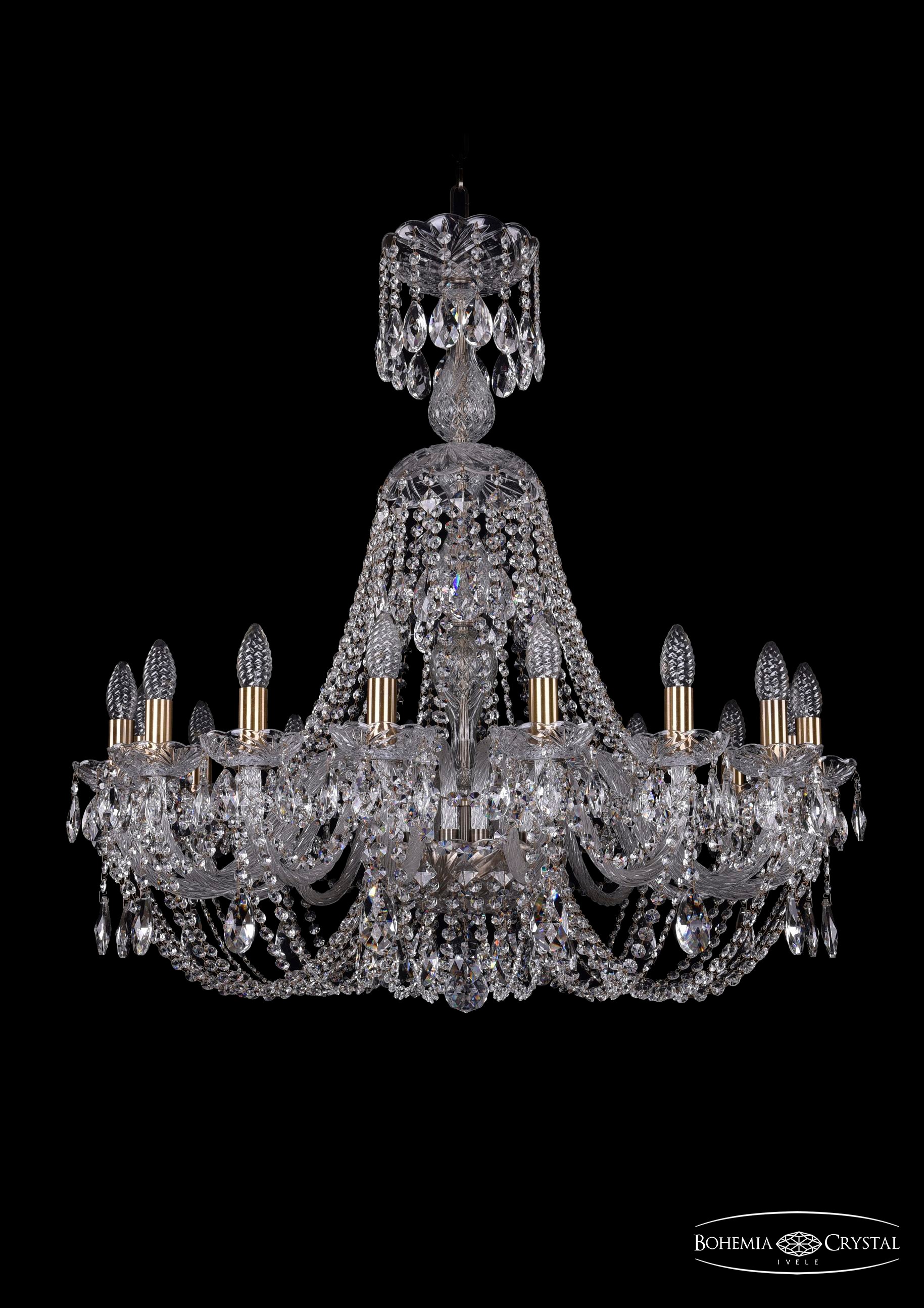 Подвесная хрустальная люстра 1406 Bohemia 1406/16/300/XL-89 Pa