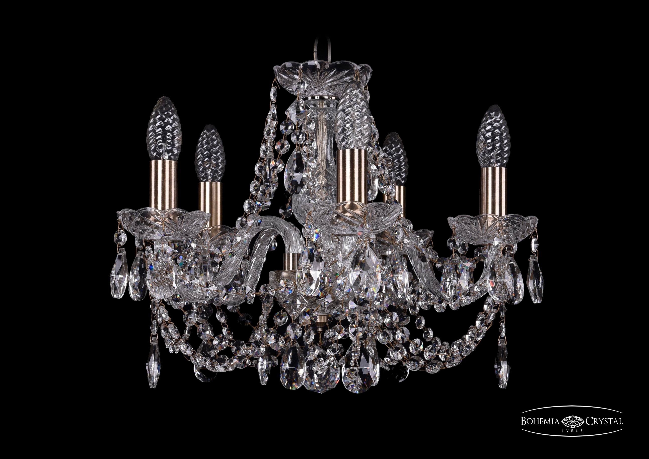 Подвесная хрустальная люстра 1406 Bohemia 1406/5/141 Pa