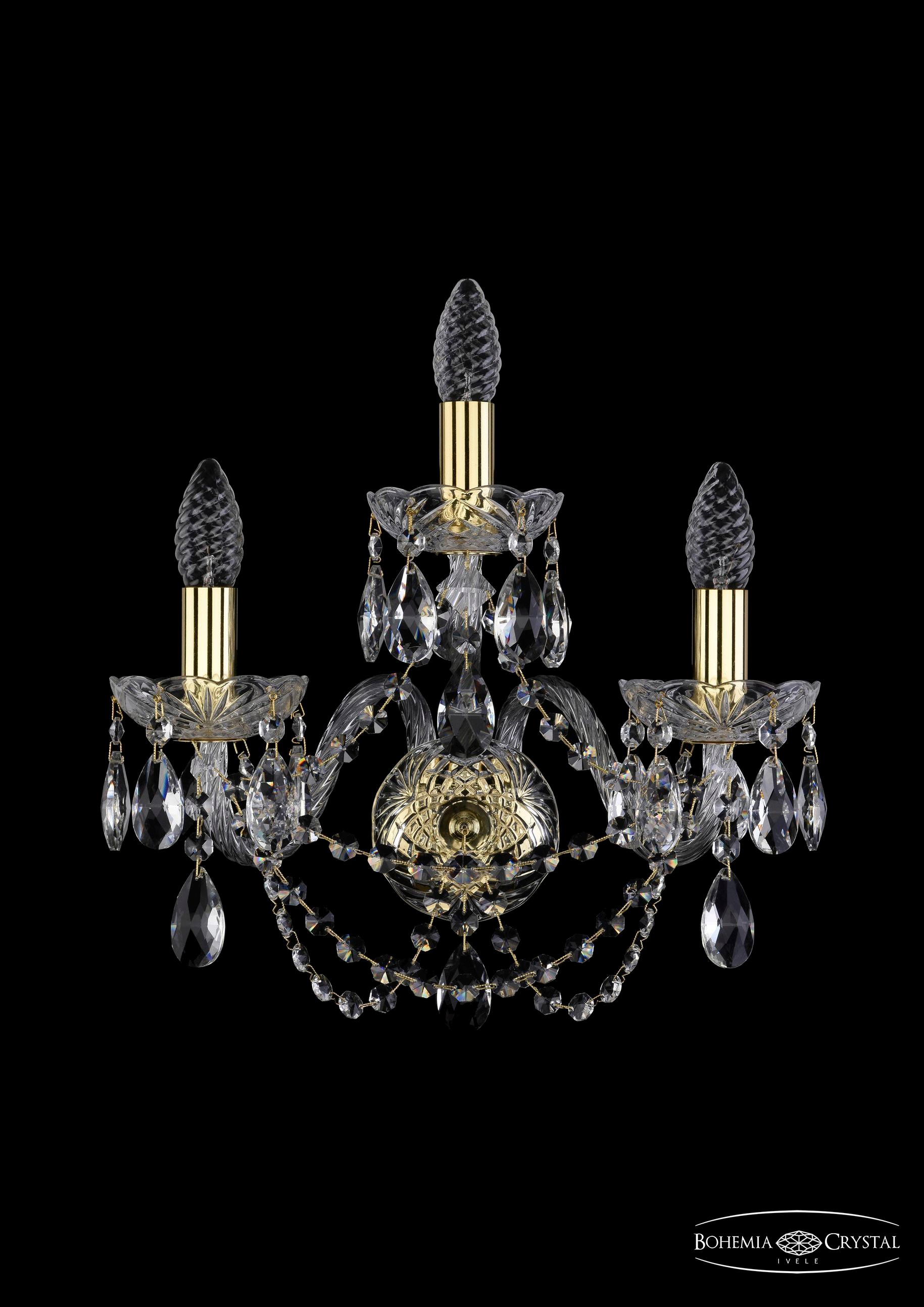 Настенное бра Bohemia 1406 1406B/2+1/160/G