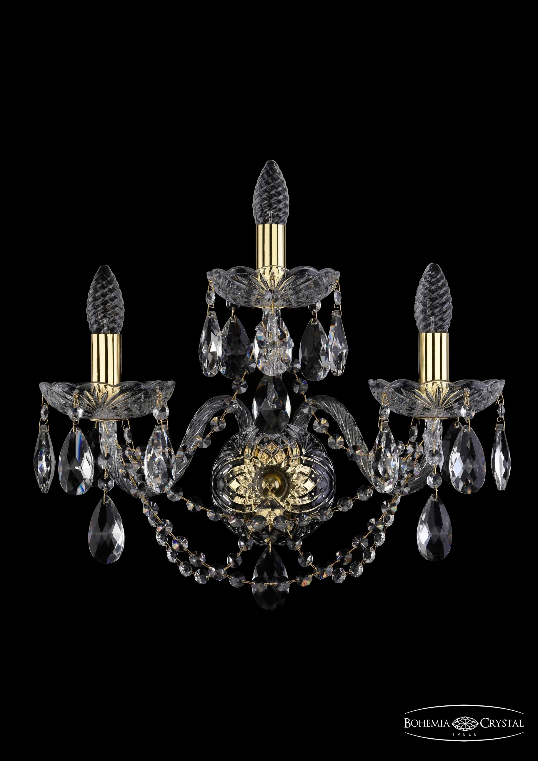 Настенное бра Bohemia 1406 1406B/2+1/195/XL/G