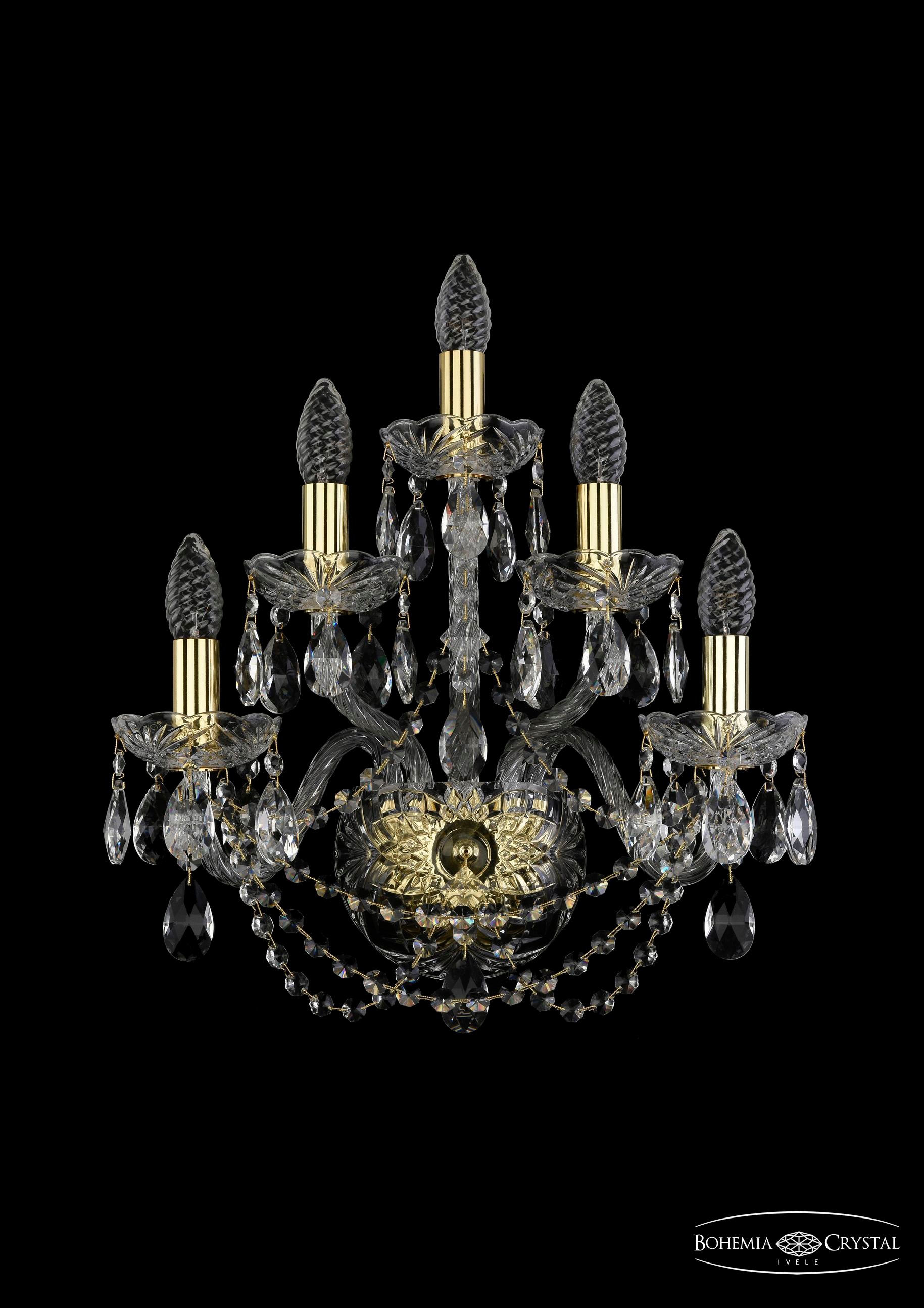 Настенное бра Bohemia 1406 1406B/2+2+1/160/G