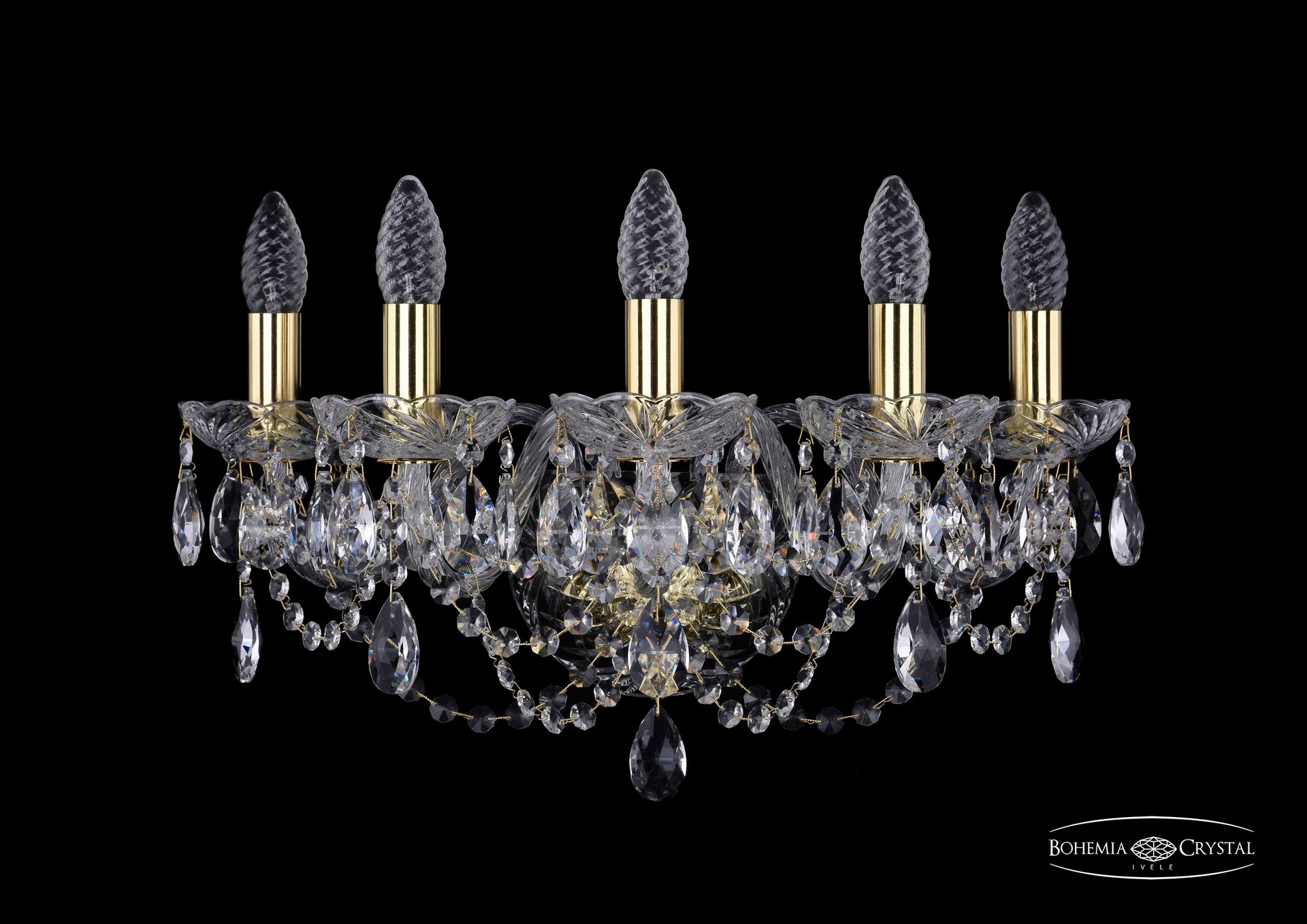 Настенное бра Bohemia 1406 1406B/5/160/G