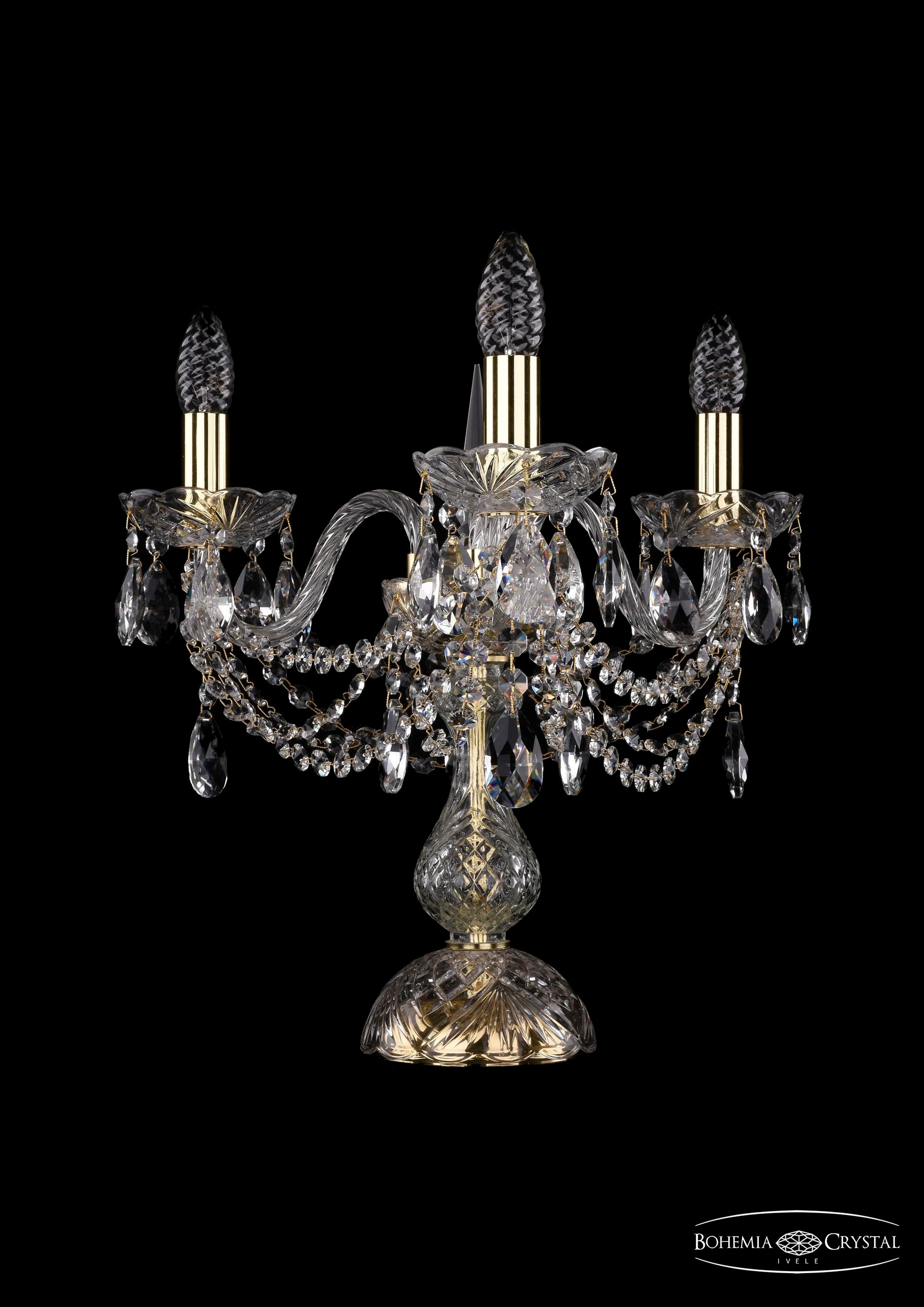 Настольная лампа Bohemia 1406 1406L/3/141-39/G