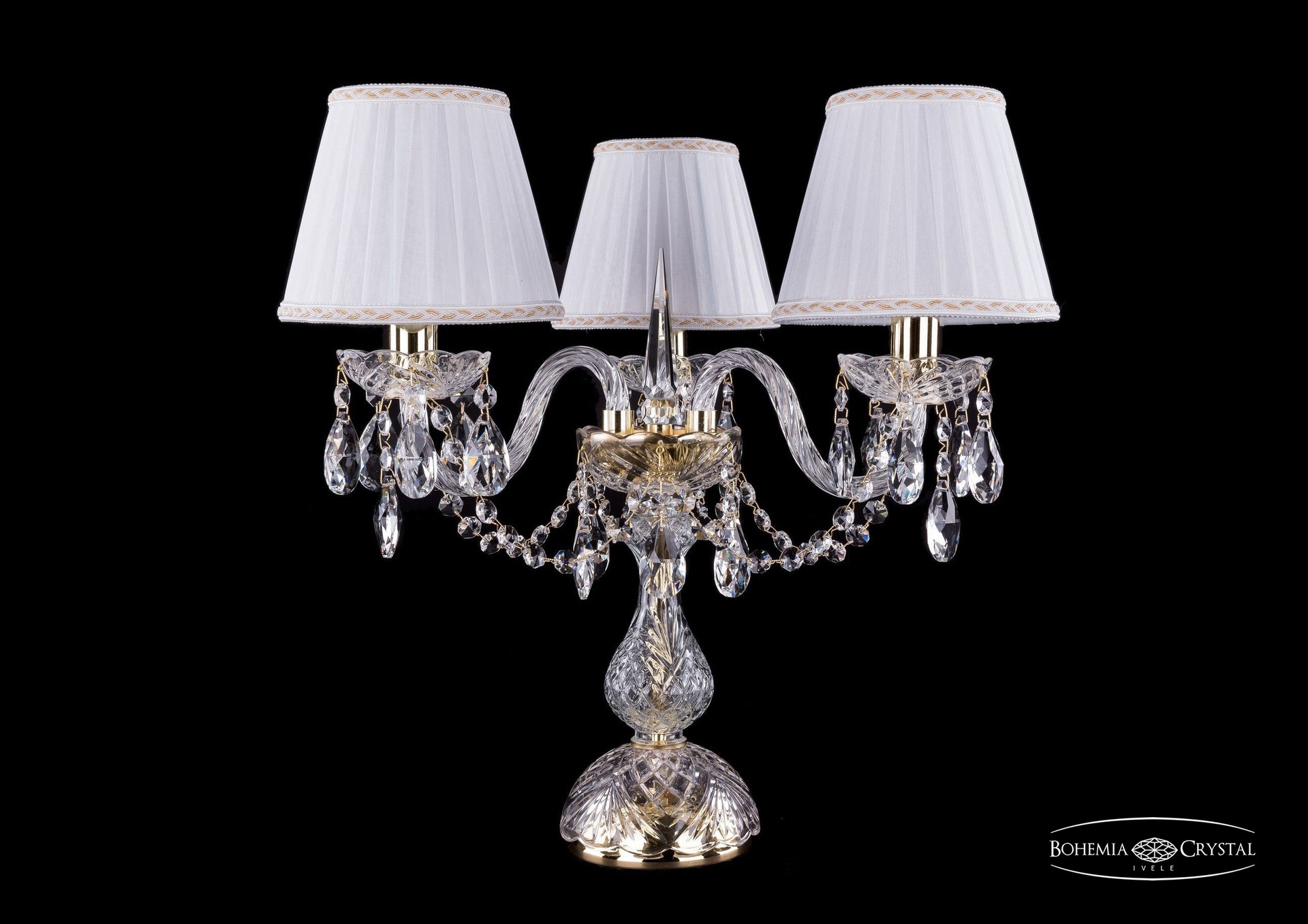 Настольная лампа Bohemia 1406 1406L/3/141-39/G/SH2a-160