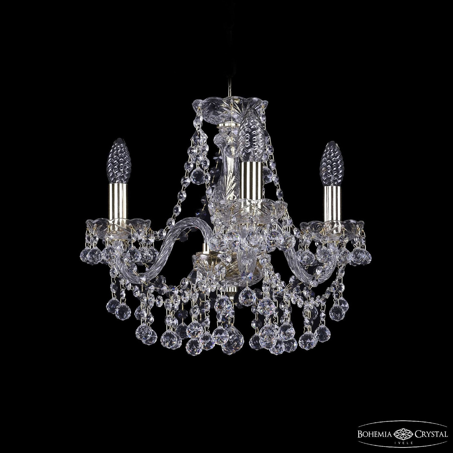 Подвесная хрустальная люстра 1409 Bohemia 1409/3/141 G