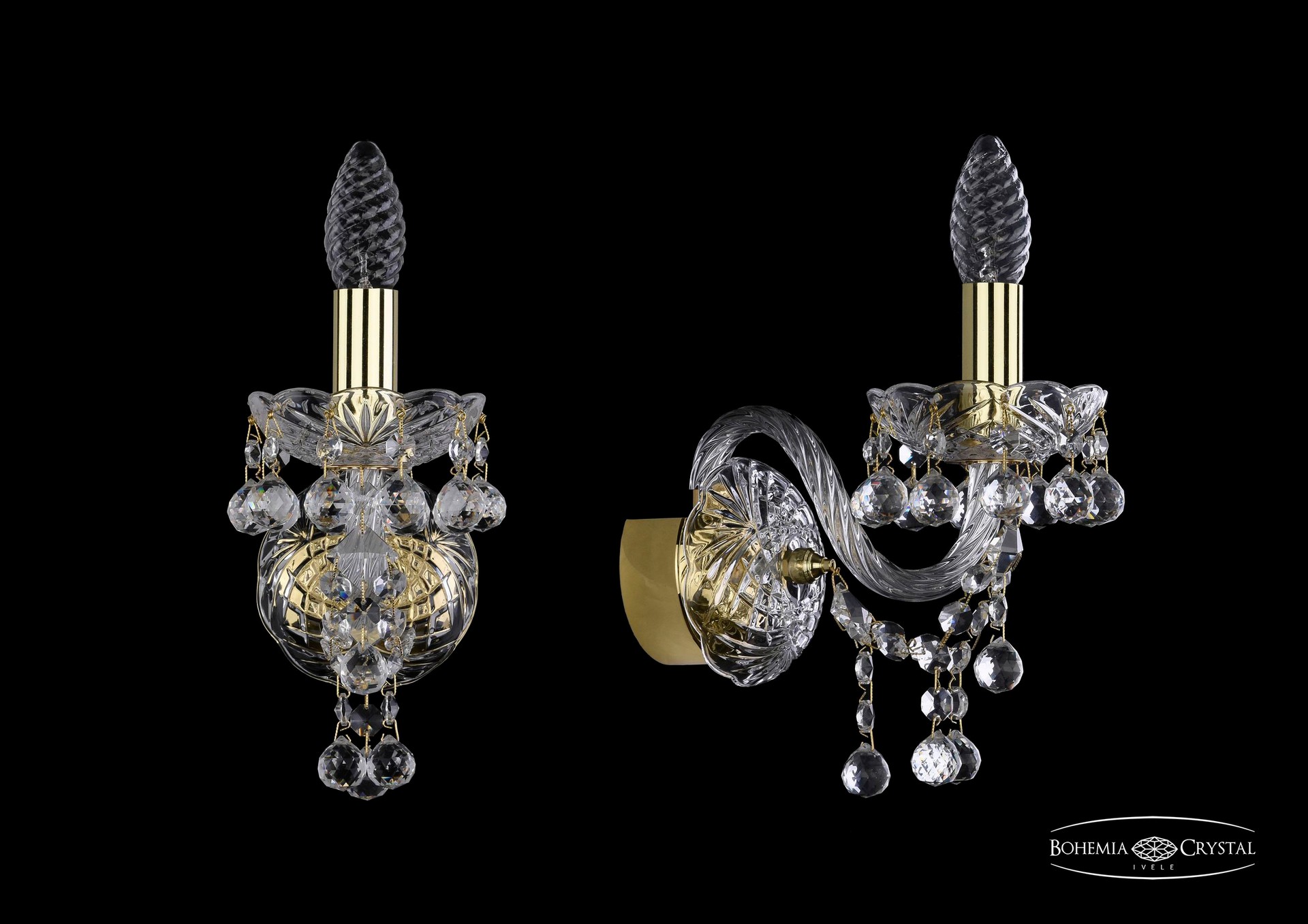 Настенное бра Bohemia 1409 1409B/1/141/G