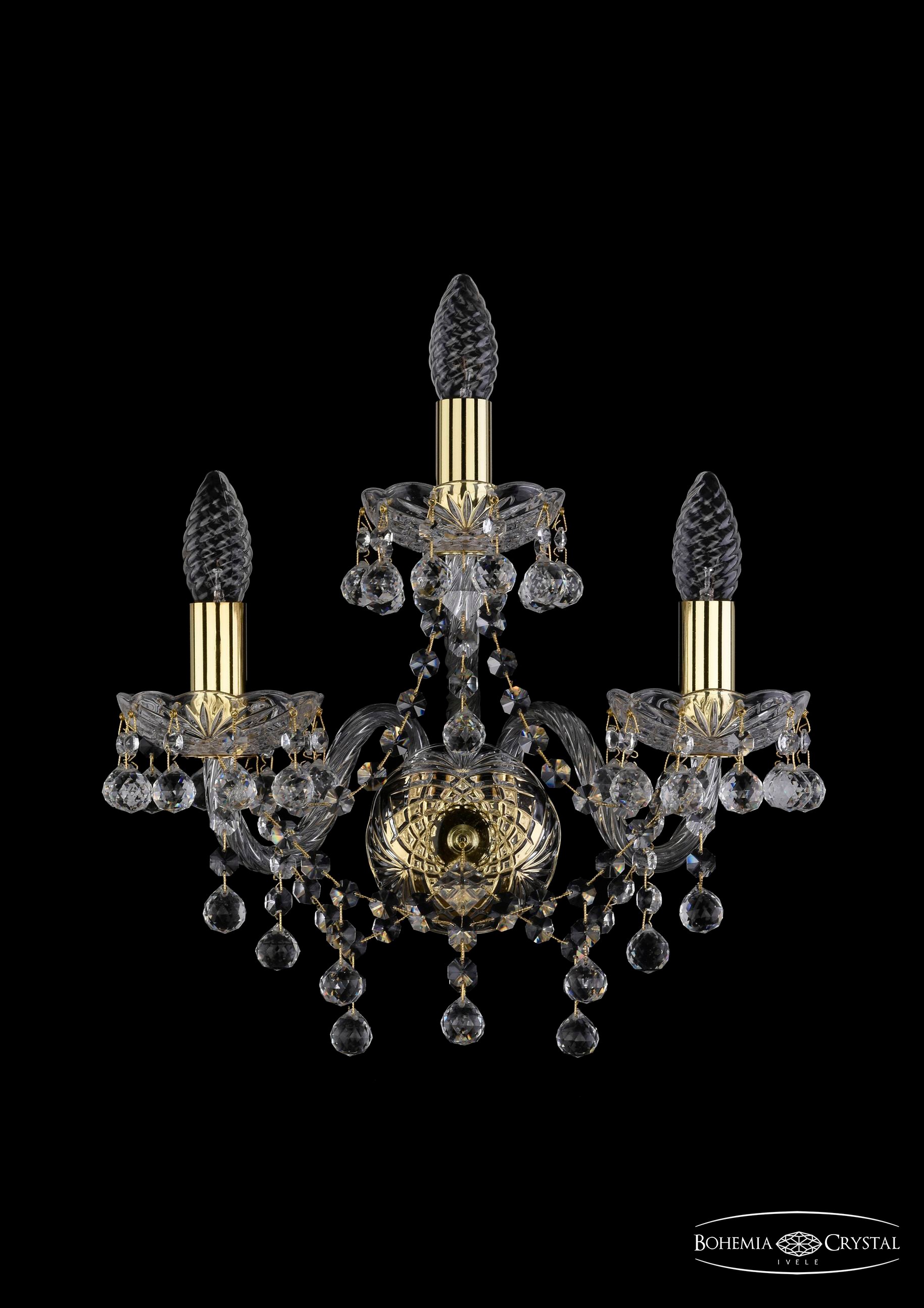 Настенное бра Bohemia 1409 1409B/2+1/141/G