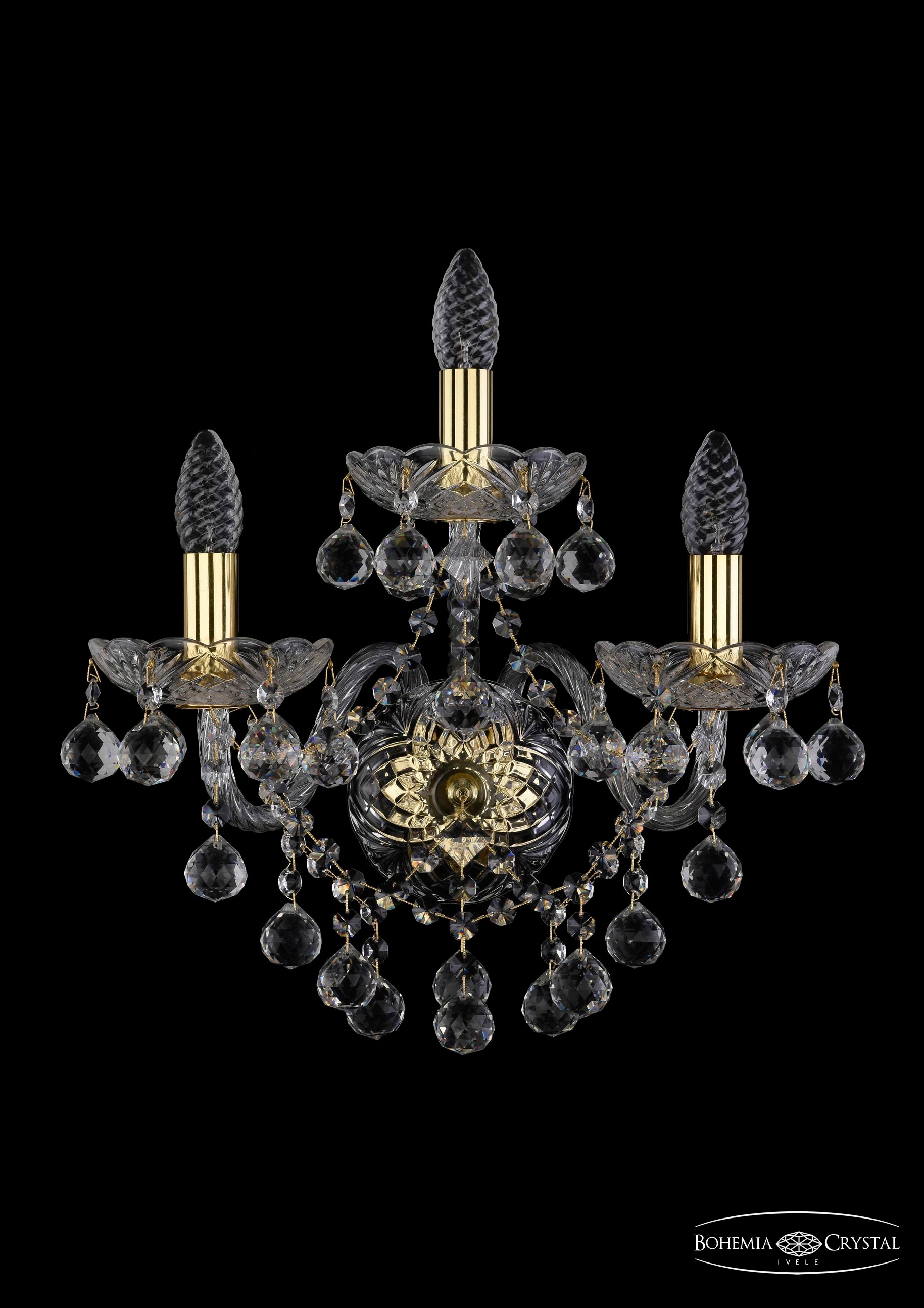 Настенное бра Bohemia 1409 1409B/2+1/160/XL/G