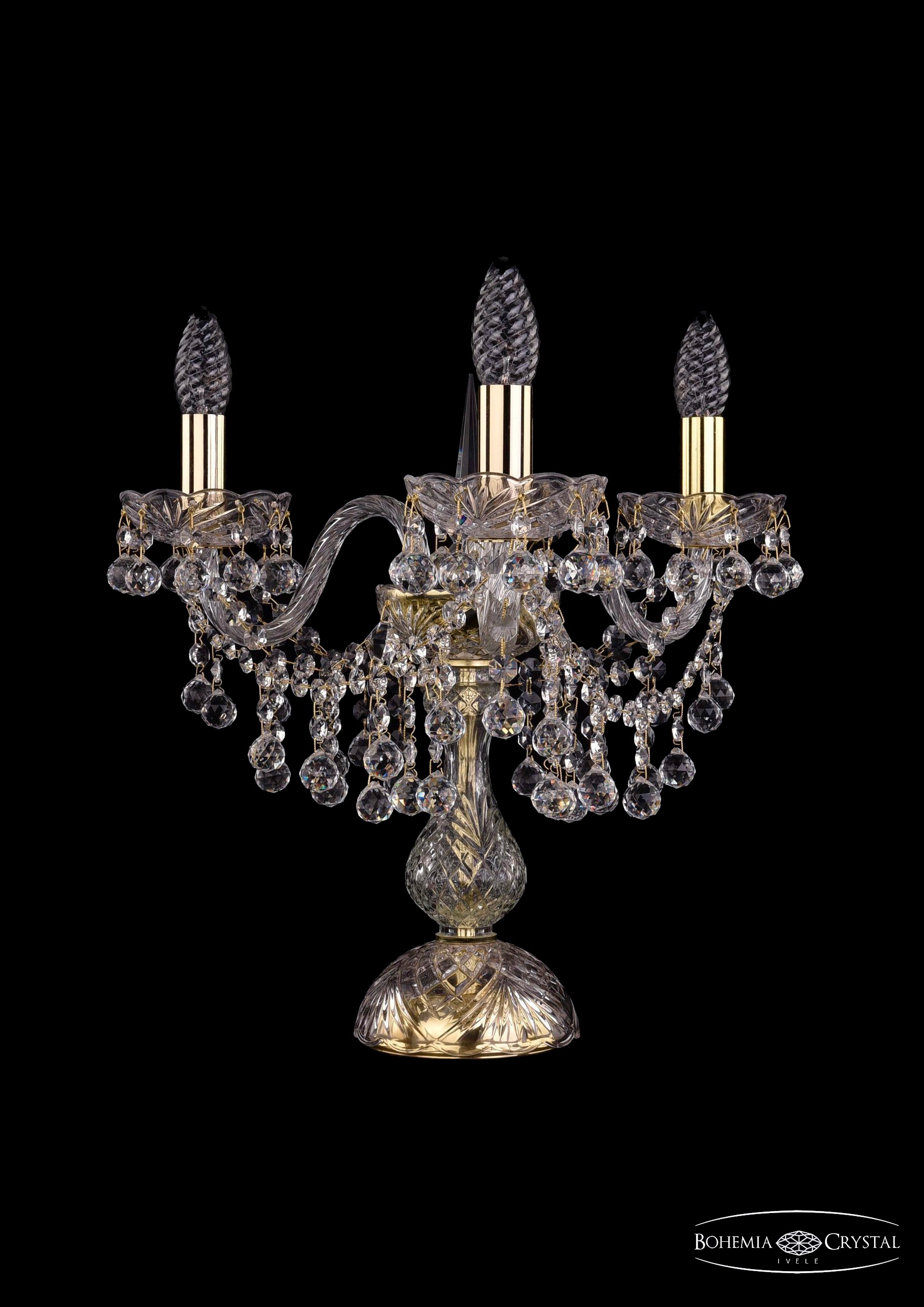 Настольная лампа Bohemia 1409 1409L/3/141-39/G