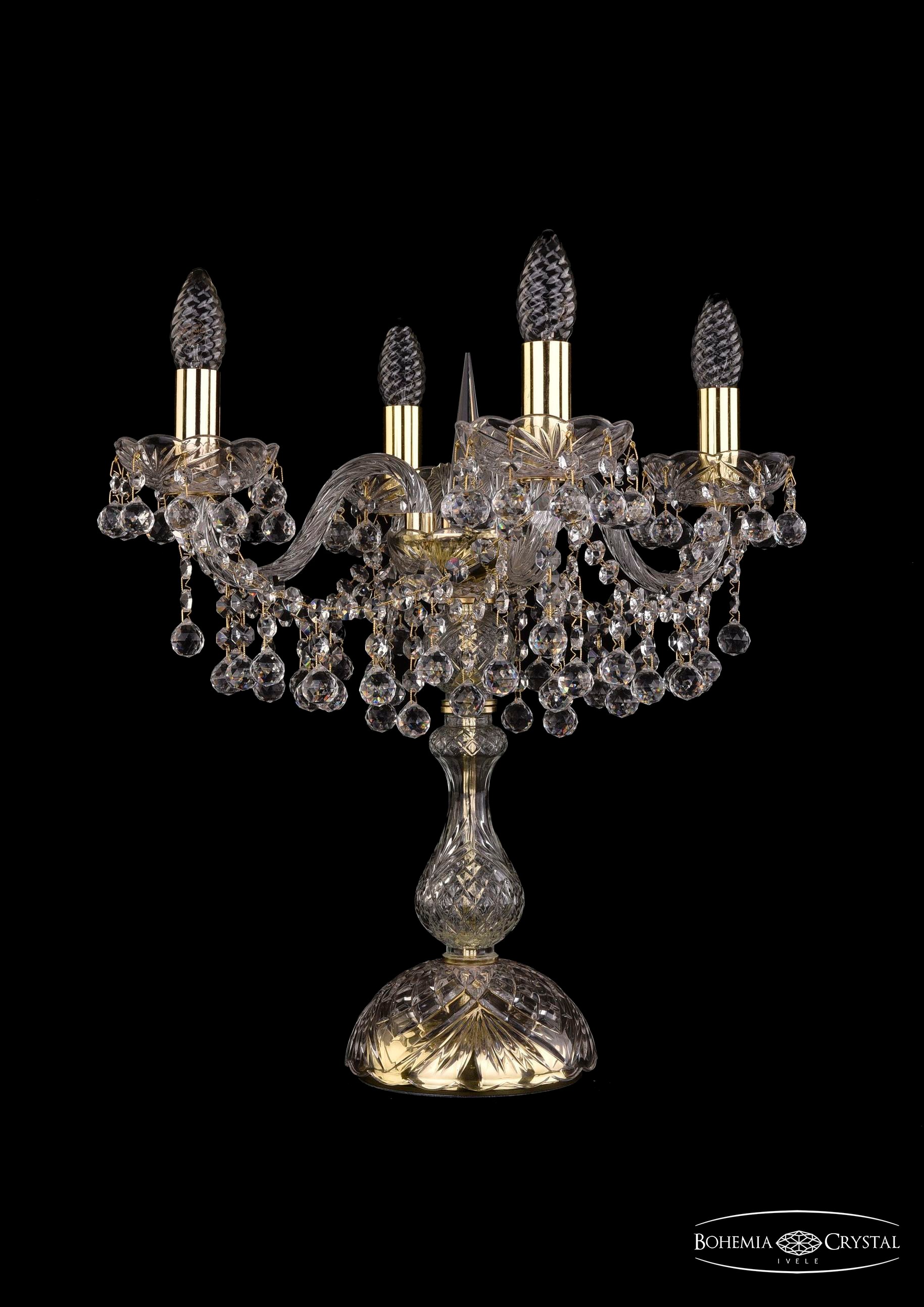 Настольная лампа Bohemia 1409 1409L/4/141-47/G