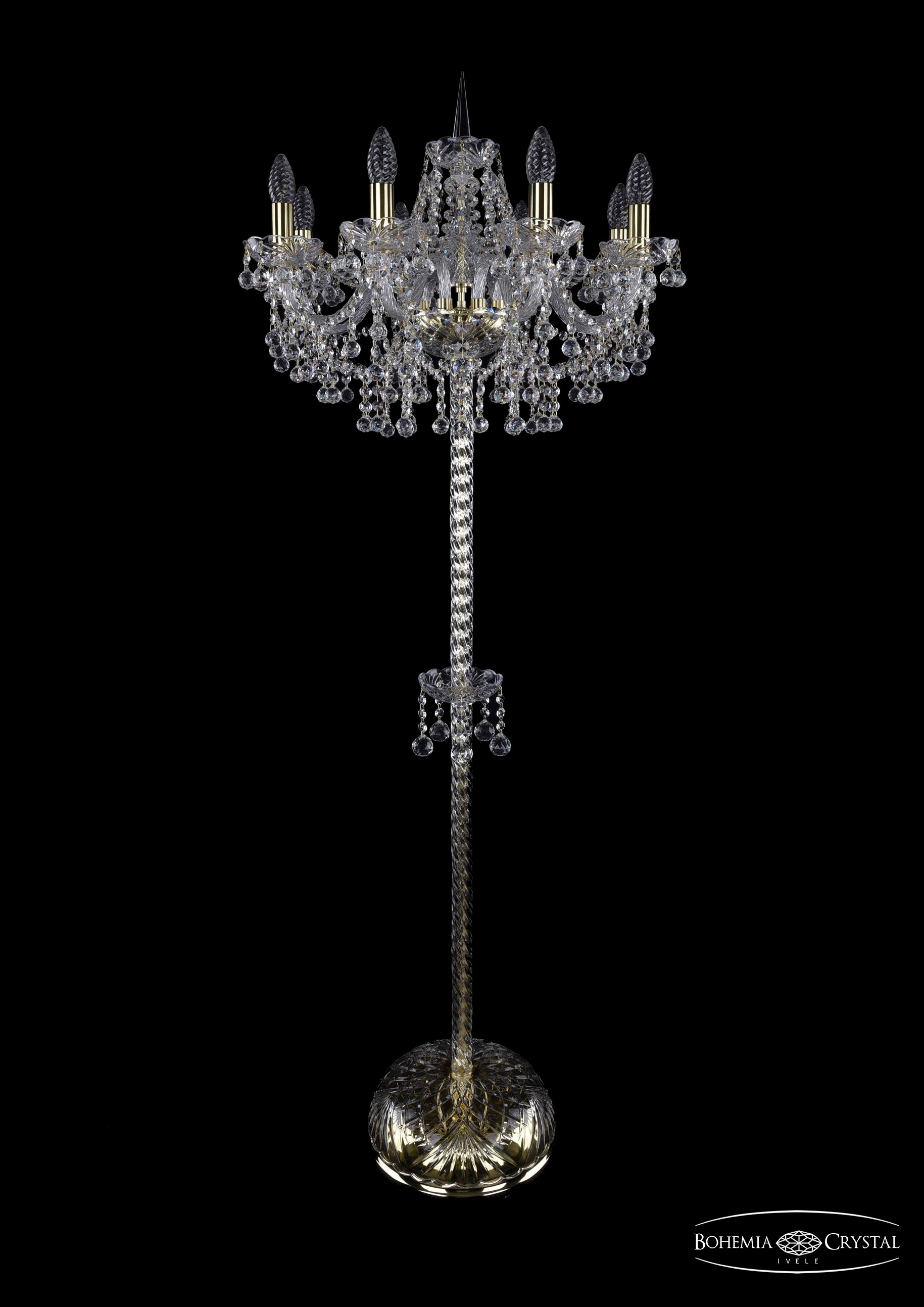 Торшер Bohemia 1409T2/8/195-160/G