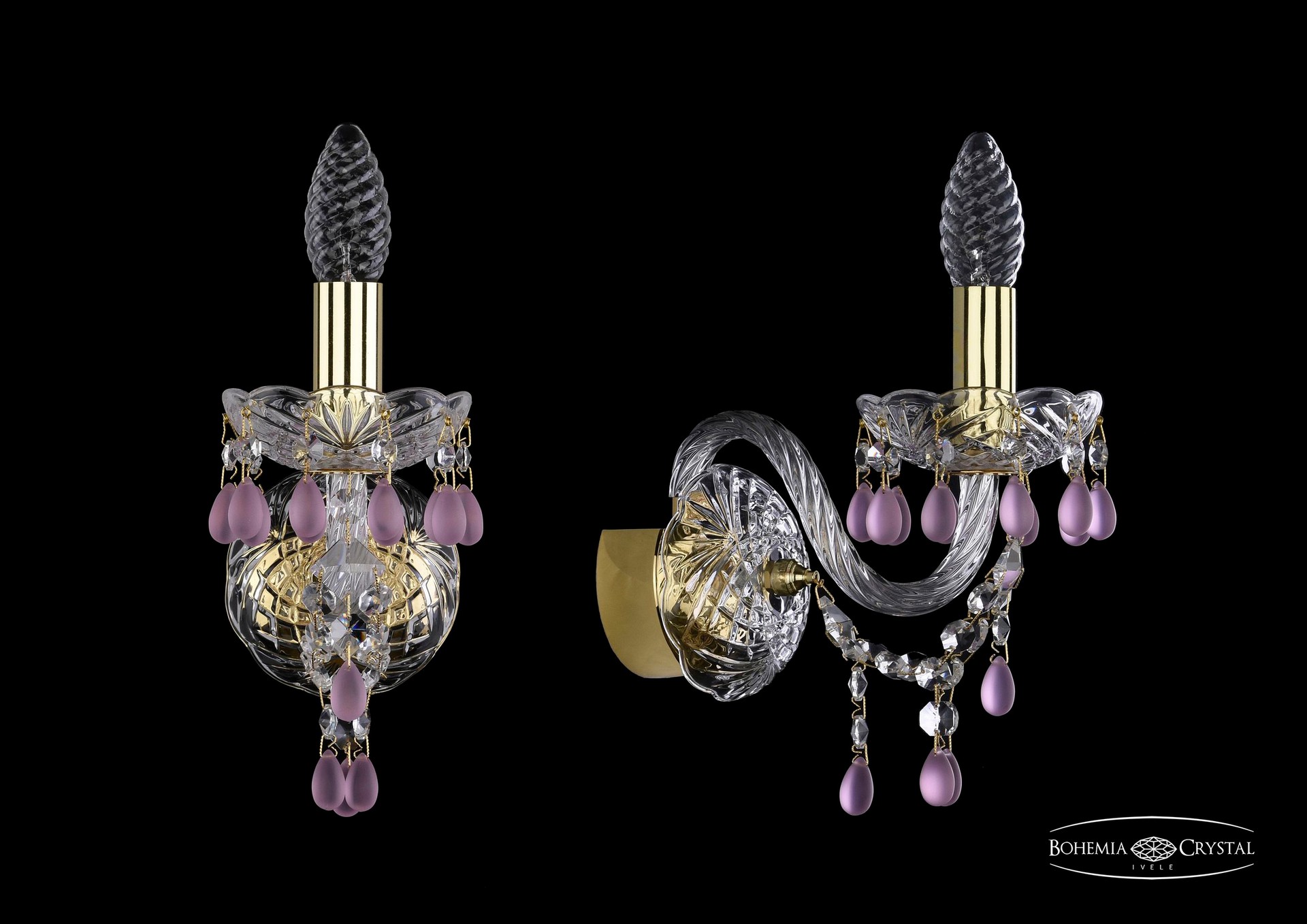 Настенное бра Bohemia 1410 1410B/1/141/G/V7010