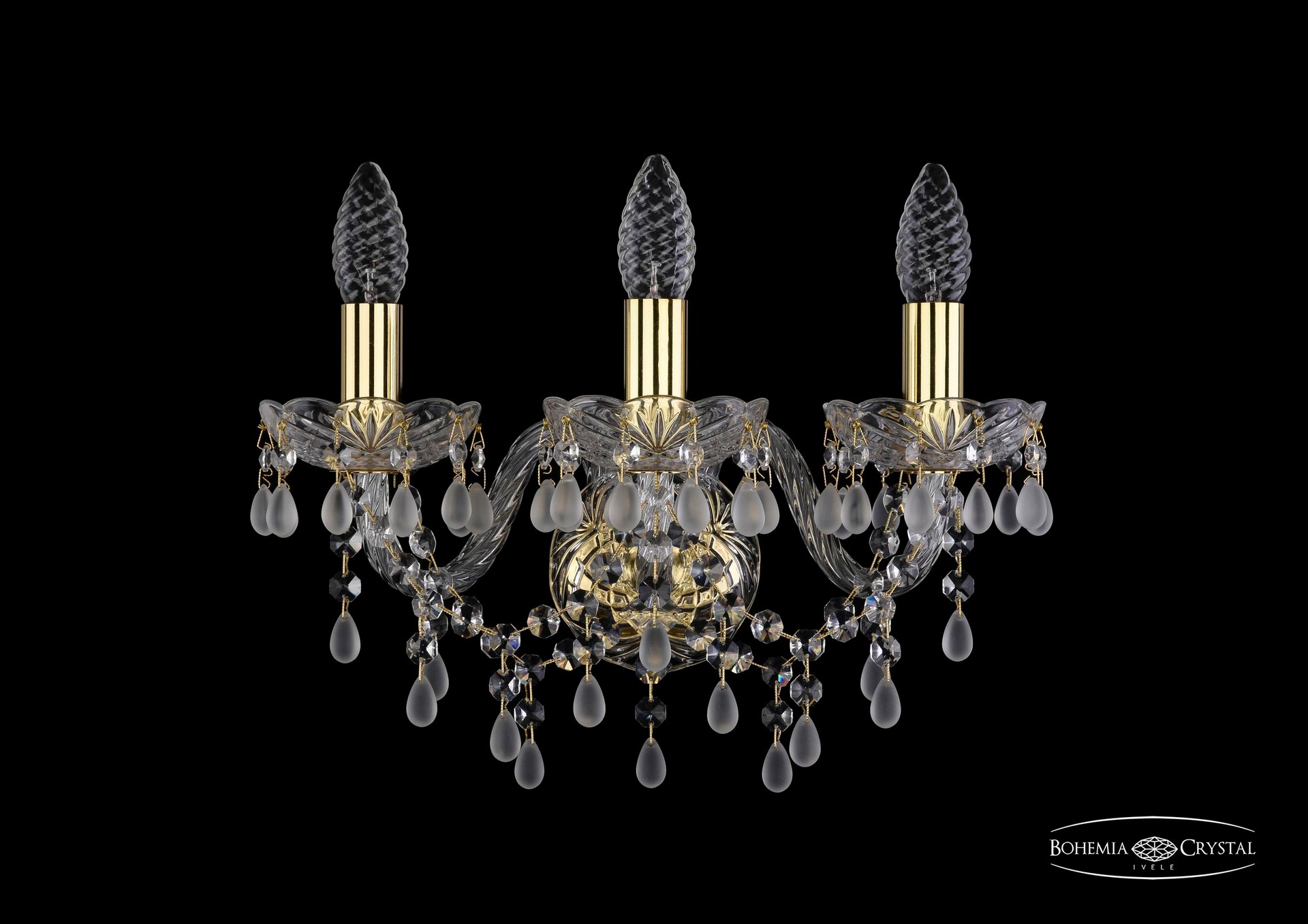 Настенное бра Bohemia 1410 1410B/3/141/G/V0300