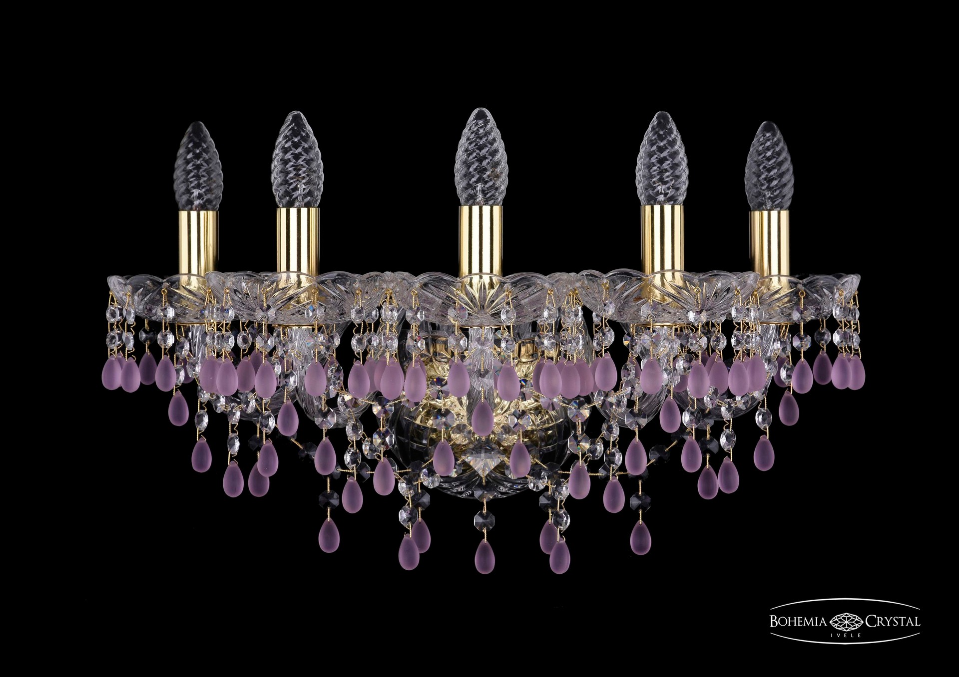 Настенное бра Bohemia 1410 1410B/5/160/XL/G/V7010