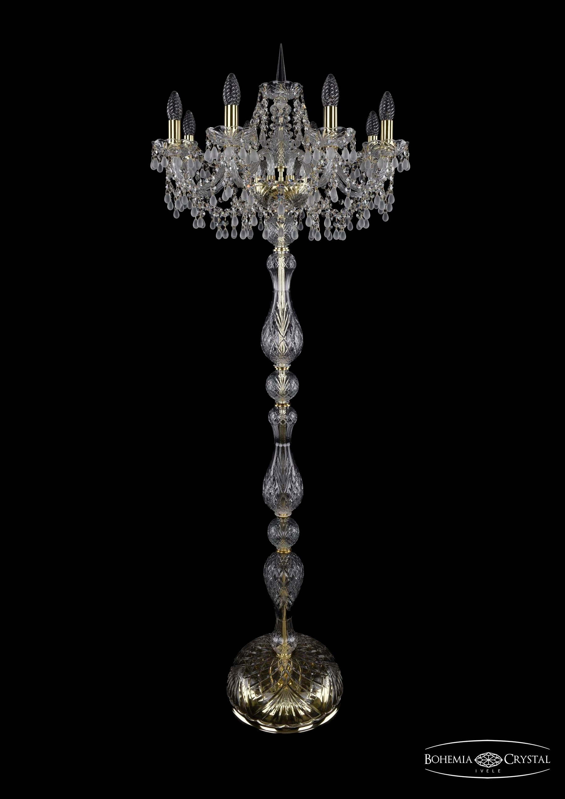 Торшер Bohemia 1410T1/8/195-160/G/V0300