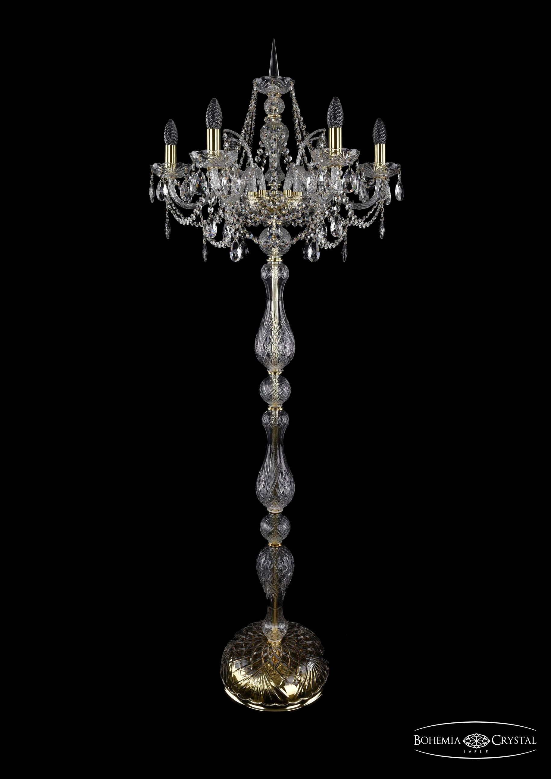 Торшер Bohemia 1411T1/6/195-165/G