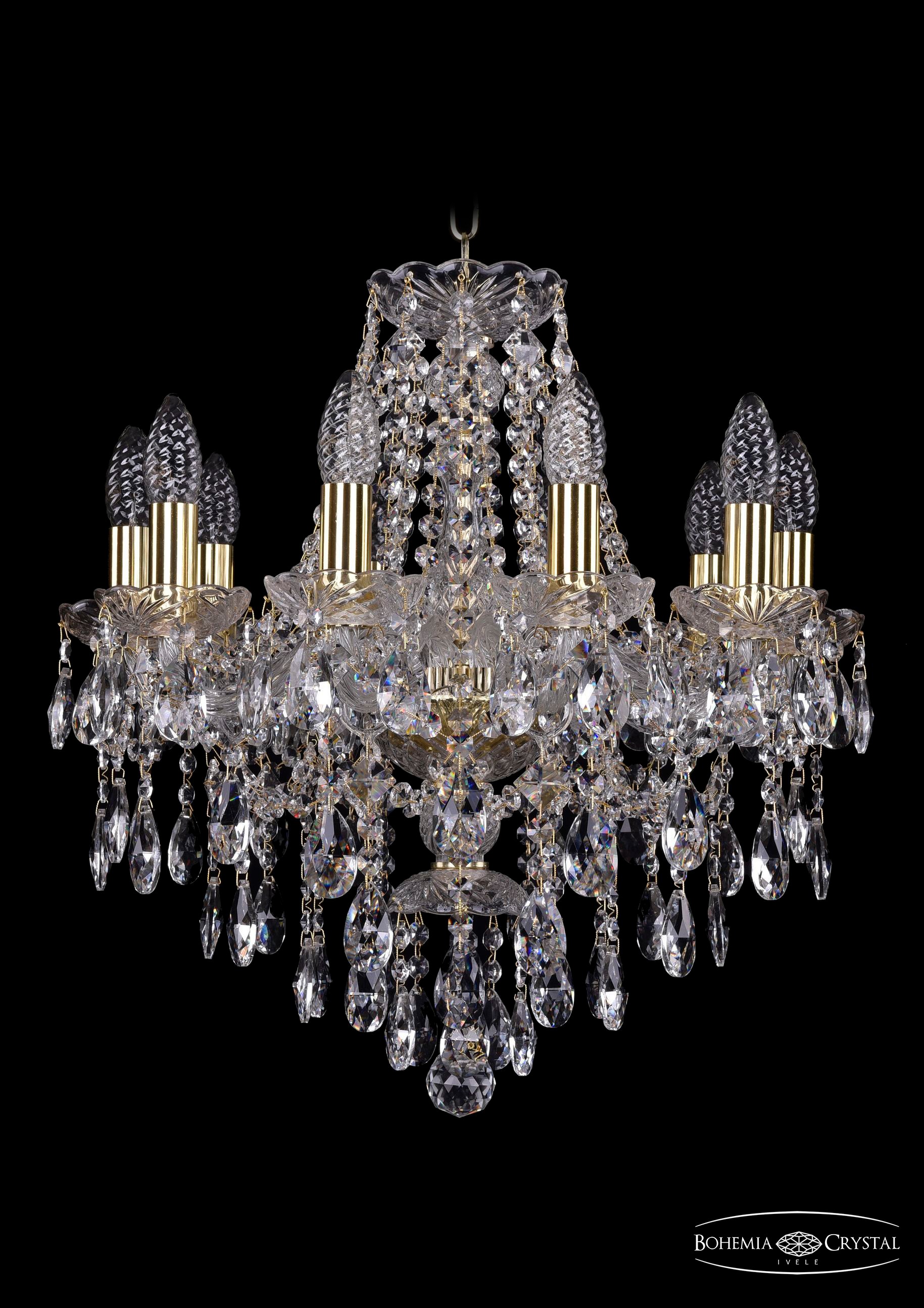 Подвесная хрустальная люстра 1415 Bohemia 1415/10/165 G