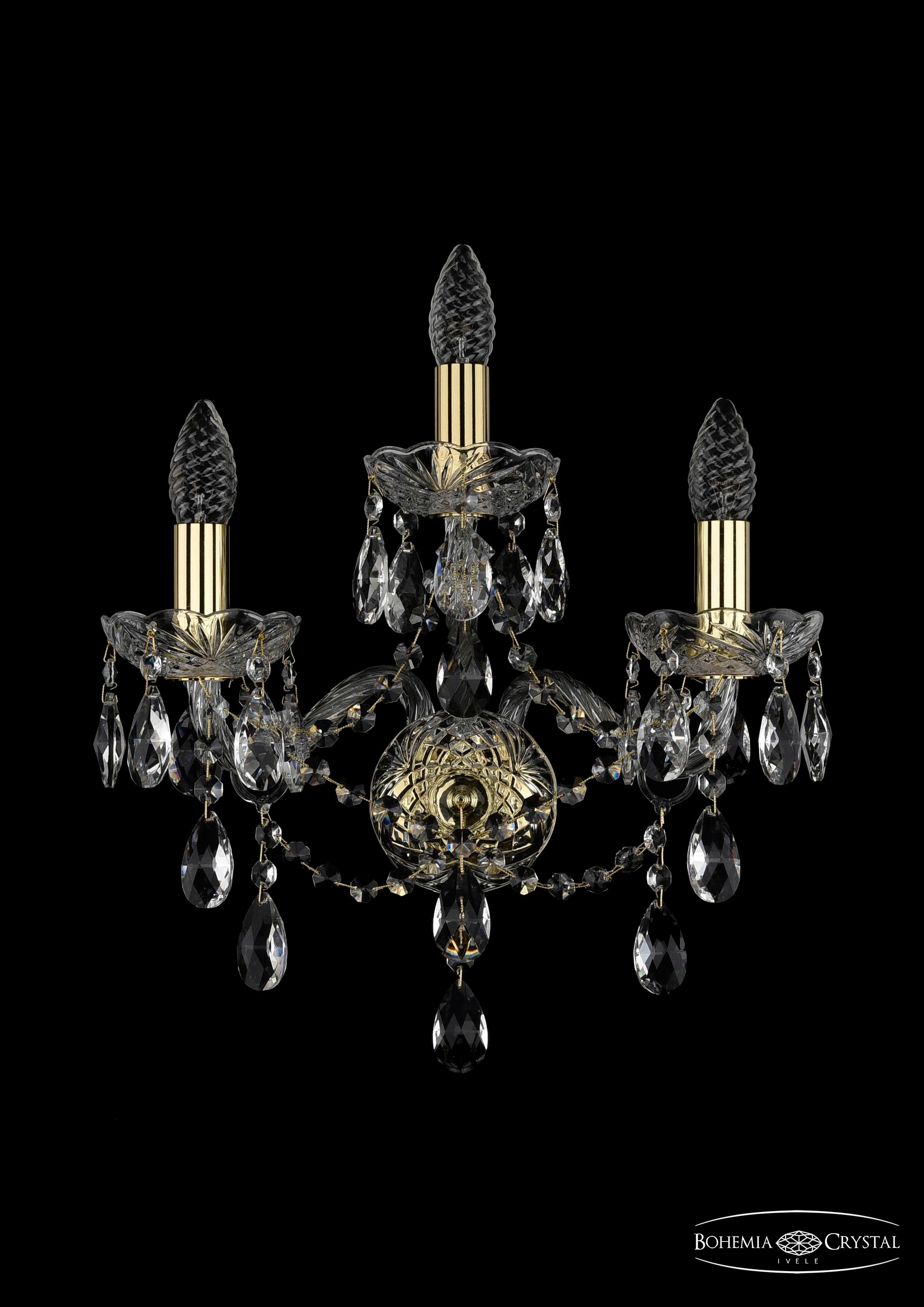 Настенное бра Bohemia 1415 1415B/2+1/165/G