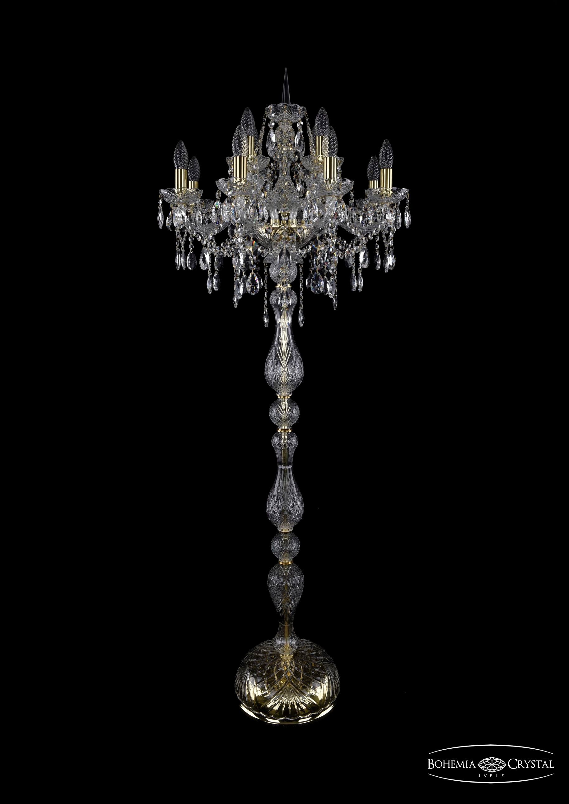 Торшер Bohemia 1415T1/8+4/200-165/G