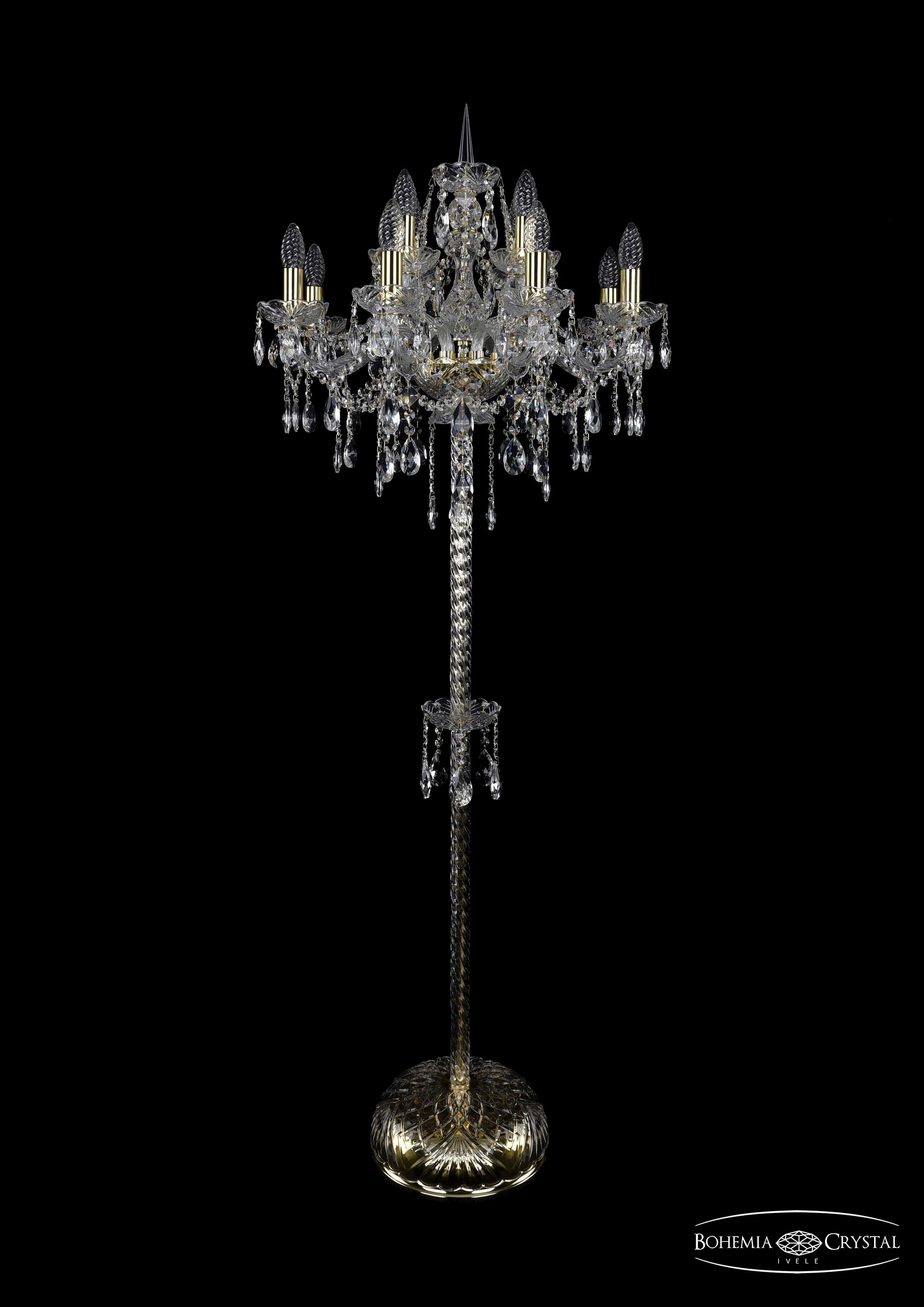 Торшер Bohemia 1415T2/8+4/200-165/G