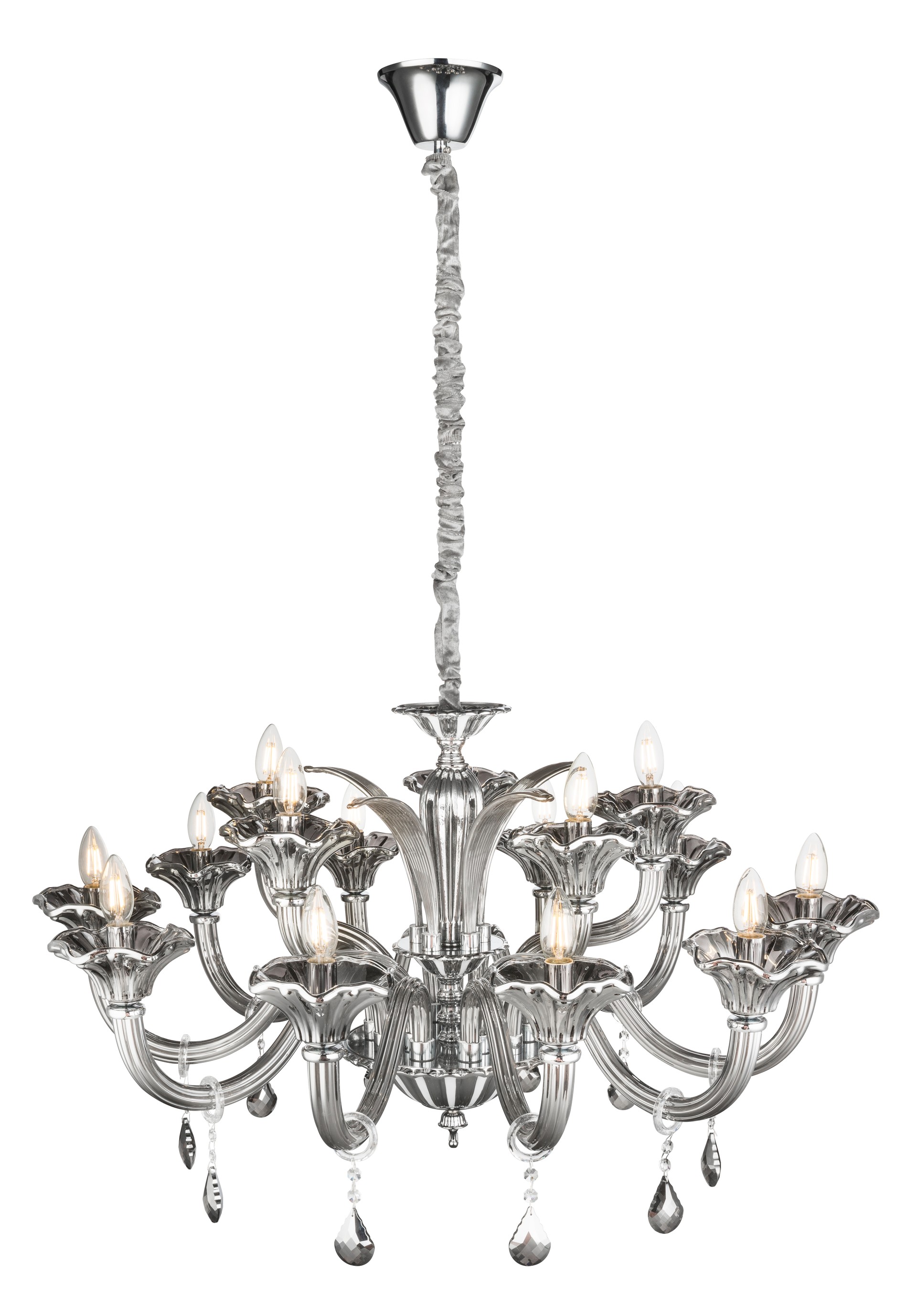 Подвесная хрустальная люстра Olenna Globo 64129-15