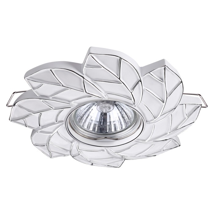 Встраиваемый светильник с цветочками Pattern 370488 Novotech