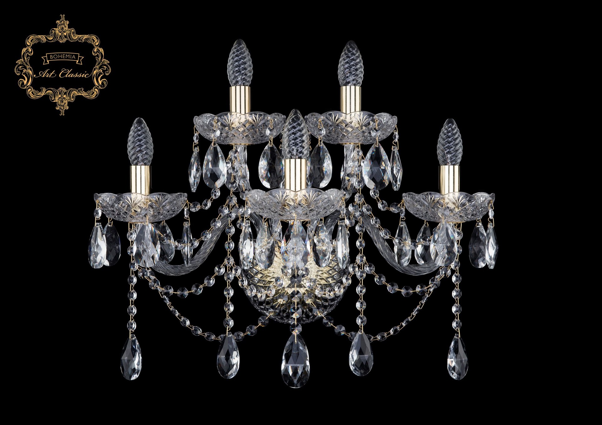 Настенное бра Art Classic 10.12.3+2.195.XL.Gd.Sp