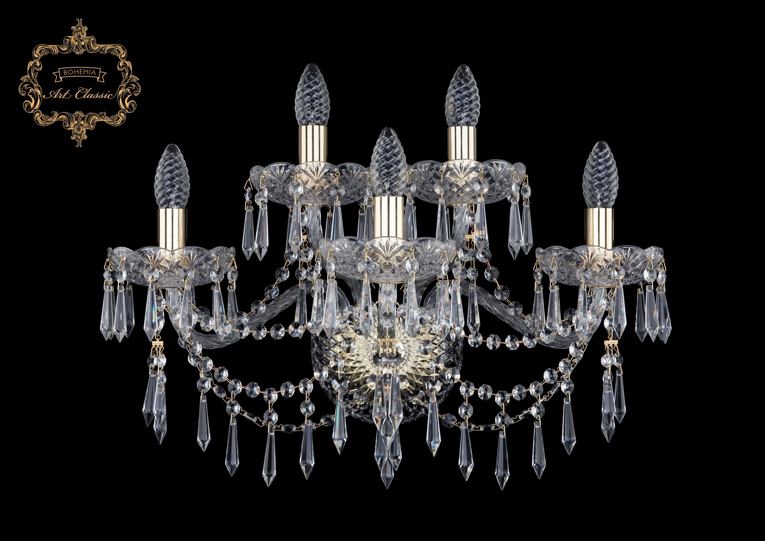 Настенное бра Art Classic 10.23.3+2.200.XL.Gd.Dr