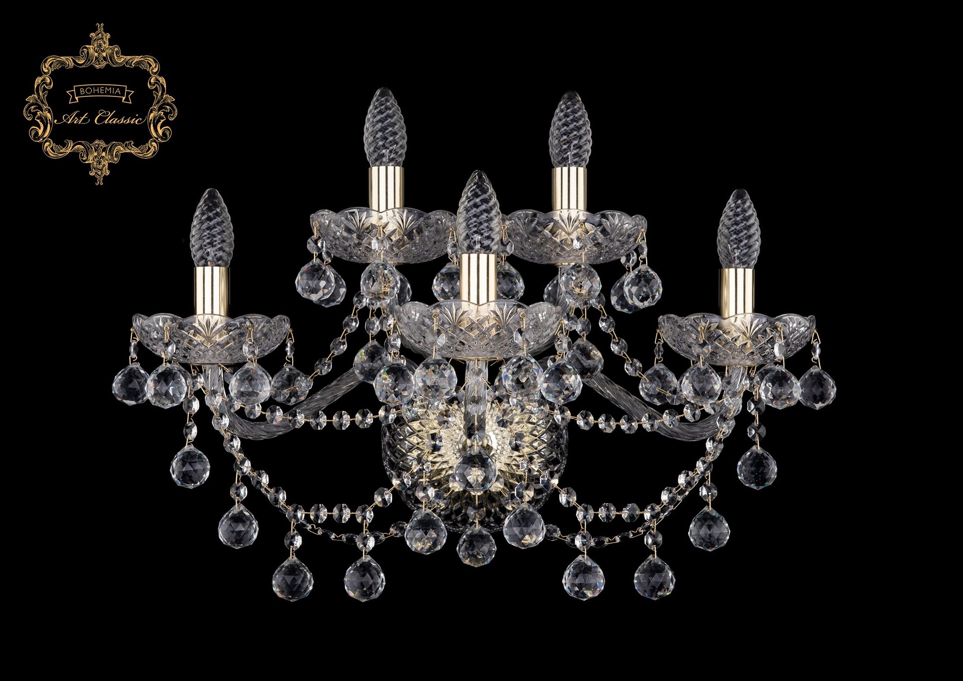 Настенное бра Art Classic 10.26.3+2.200.XL.Gd.B