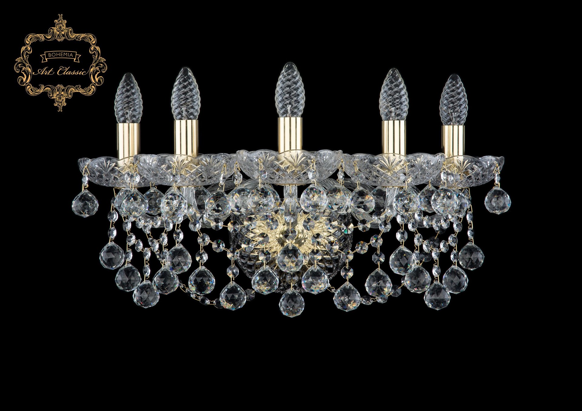 Настенное бра Art Classic 10.26.5.165.XL.Gd.B