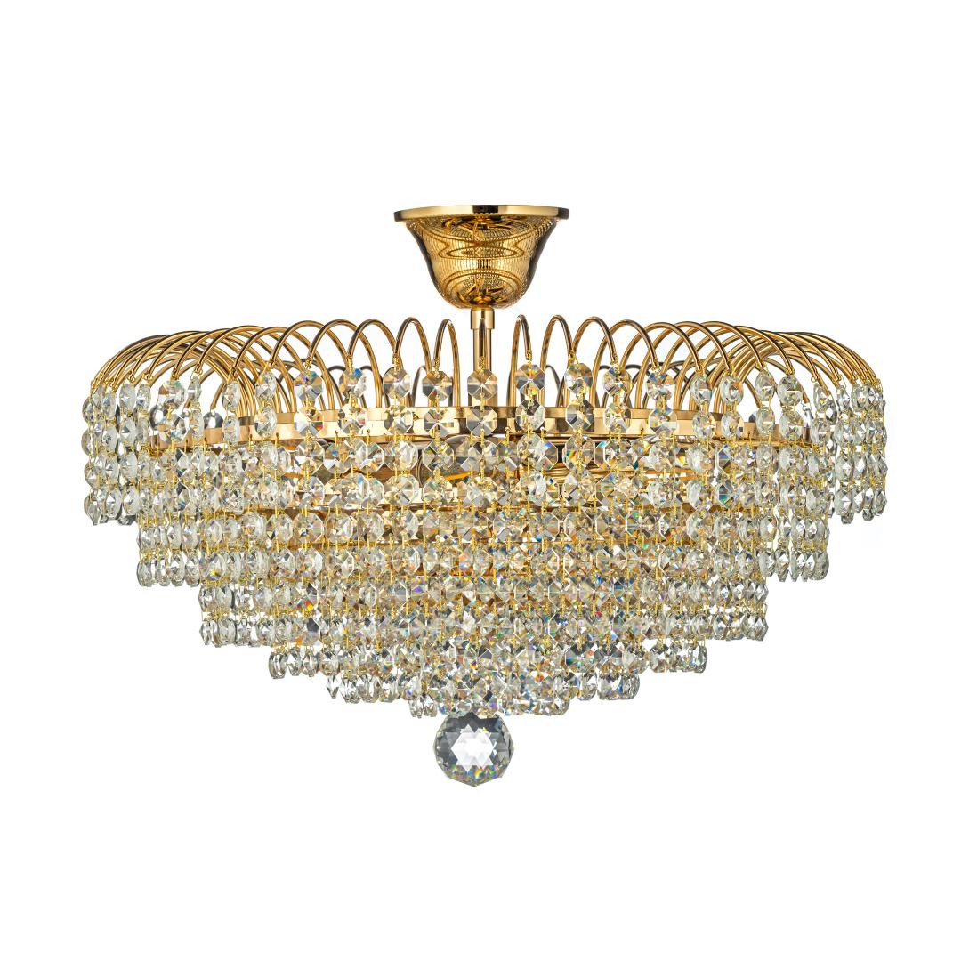 Потолочная хрустальная люстра Arti Lampadari Elba Elba E 1.2.40.100 G
