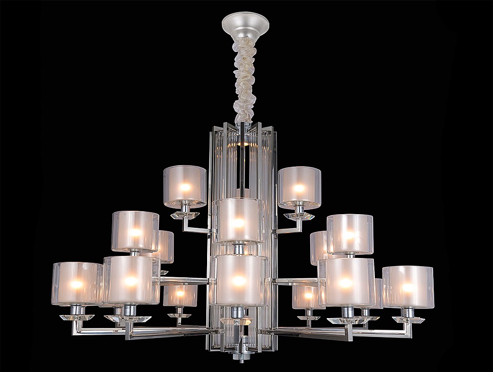 Подвесная светодиодная люстра 4400 Newport 4412+6+3/C chrome