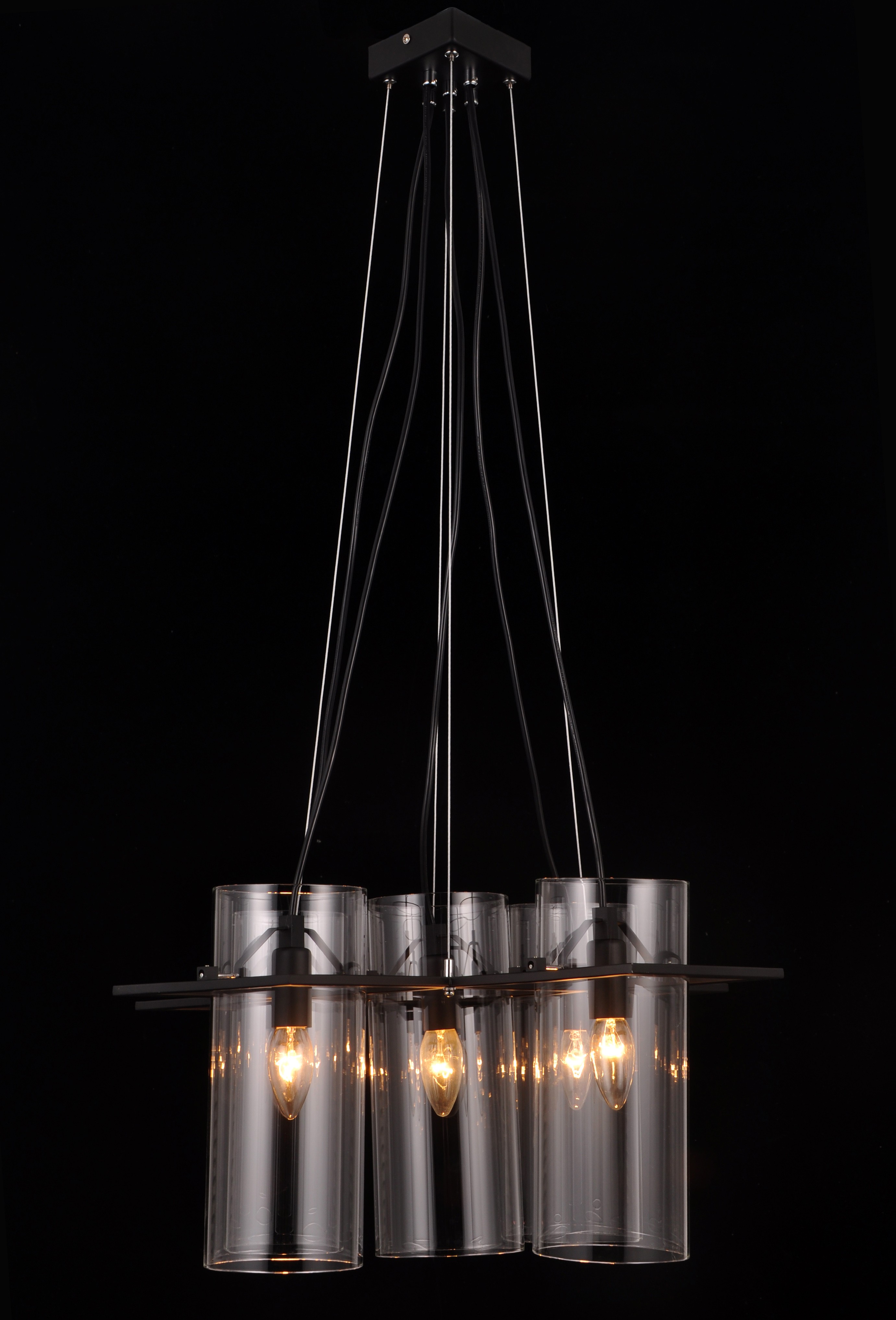 Подвесная люстра Natali Kovaltseva Helsinki HELSINKI II 81022-5C MATT BLACK