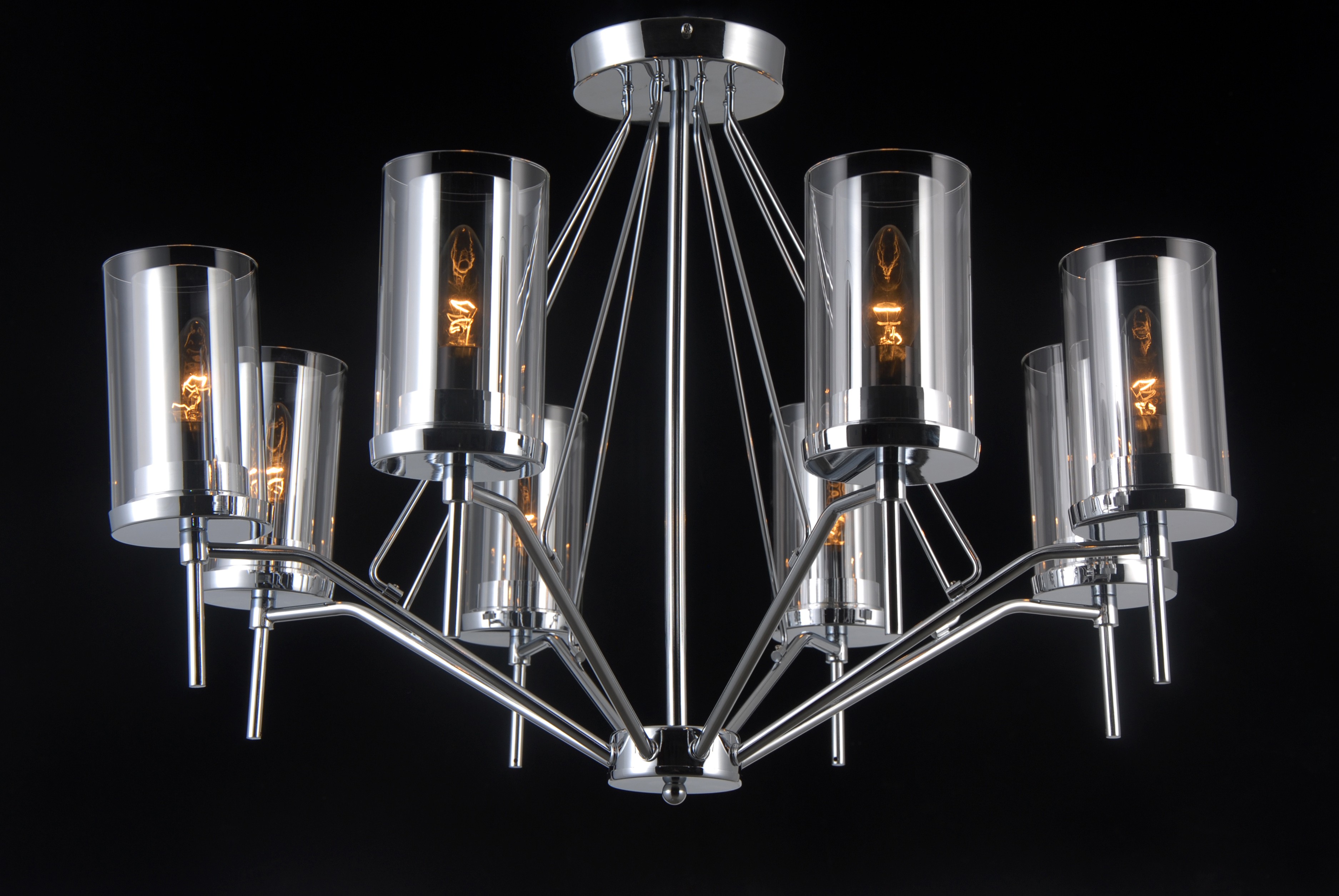 Потолочная люстра Natali Kovaltseva Helsinki HELSINKI II 81046-8C CHROME