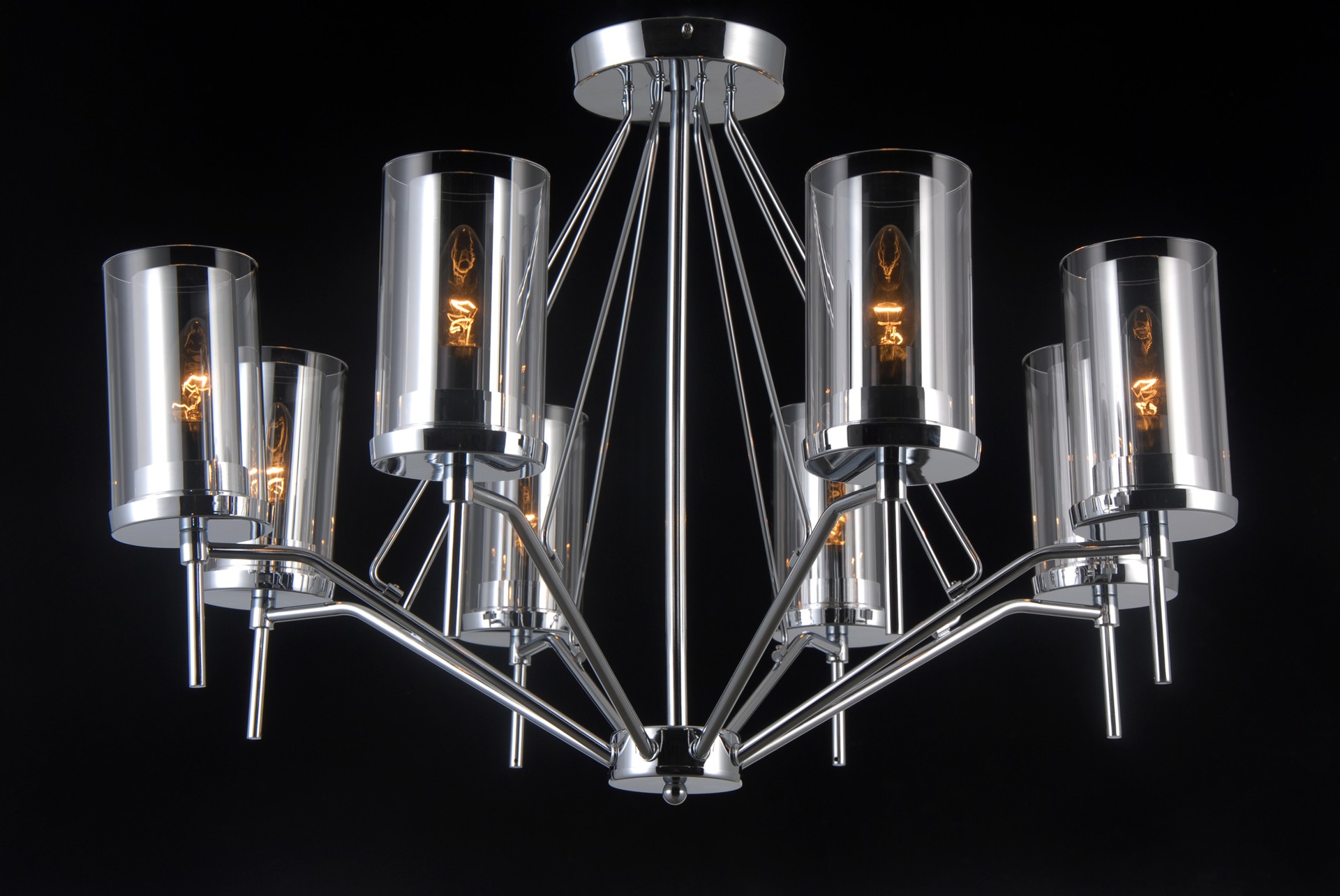 Потолочная люстра Natali Kovaltseva Helsinki HELSINKI II 81046-8C CHROME