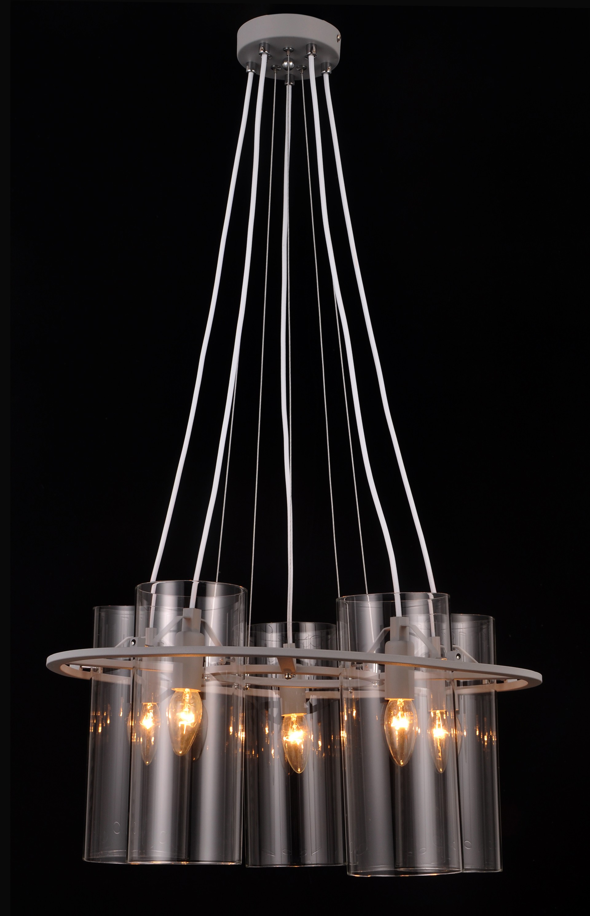 Подвесная люстра Natali Kovaltseva Helsinki HELSINKI II 81060-5C STAIN GRAY