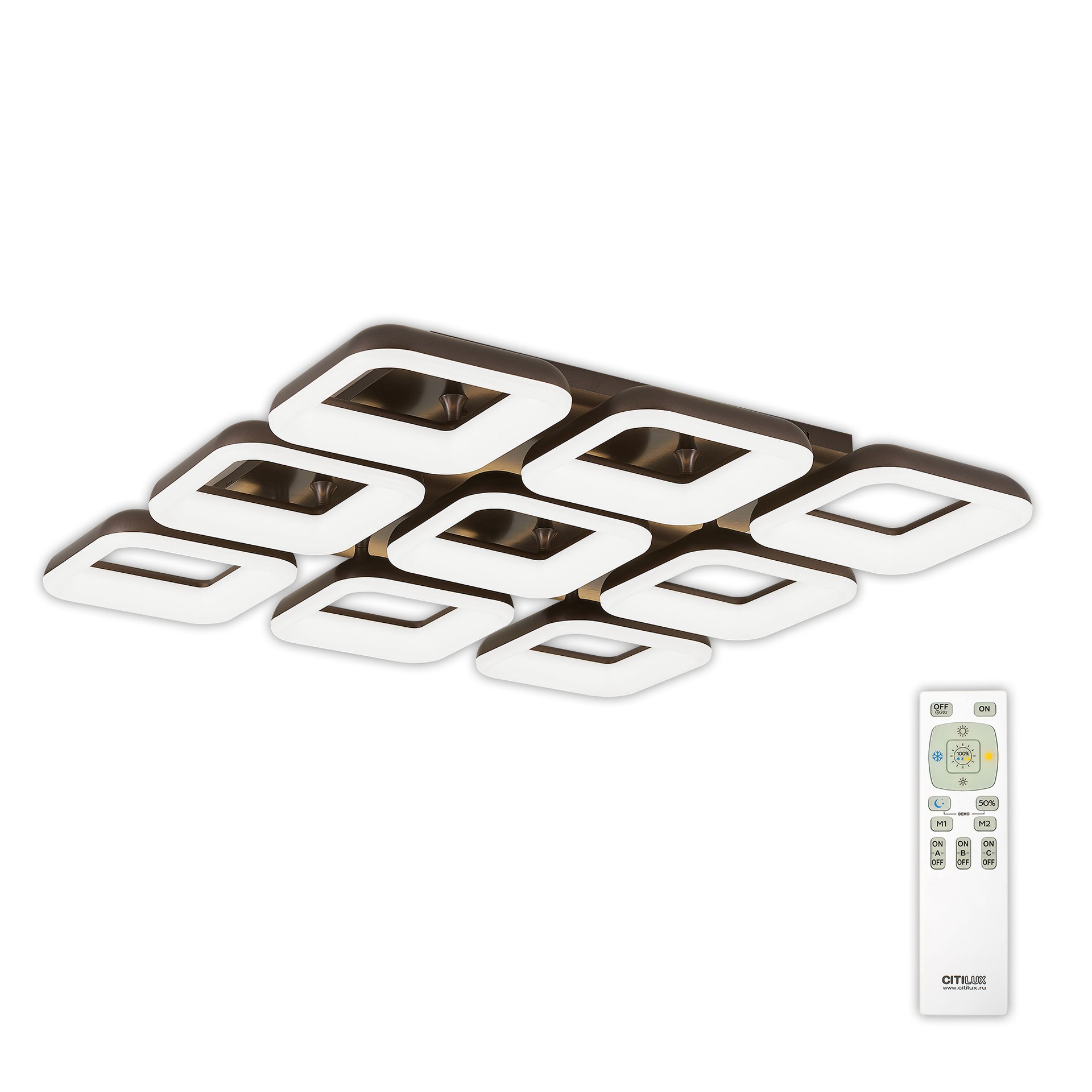 Потолочная люстра с пультом Паркер Citilux CL225295R