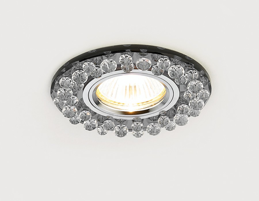 Встраиваемый светильник Ambrella Crystal K230 BK