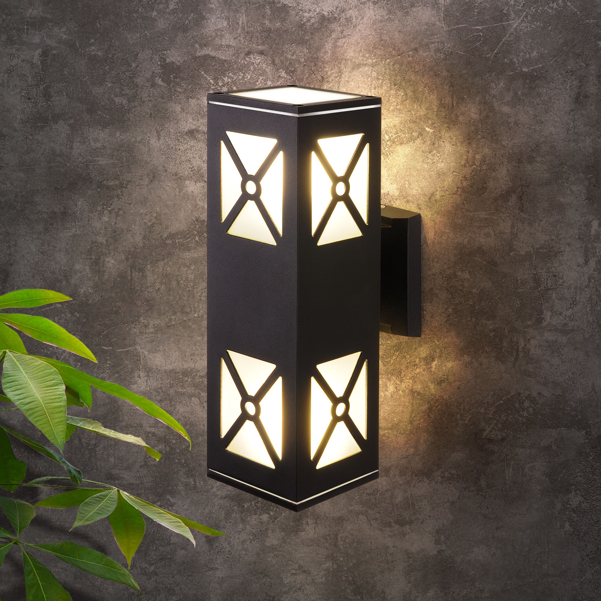 Уличный настенный светильник Elektrostandard Techno 1405 TECHNO черный