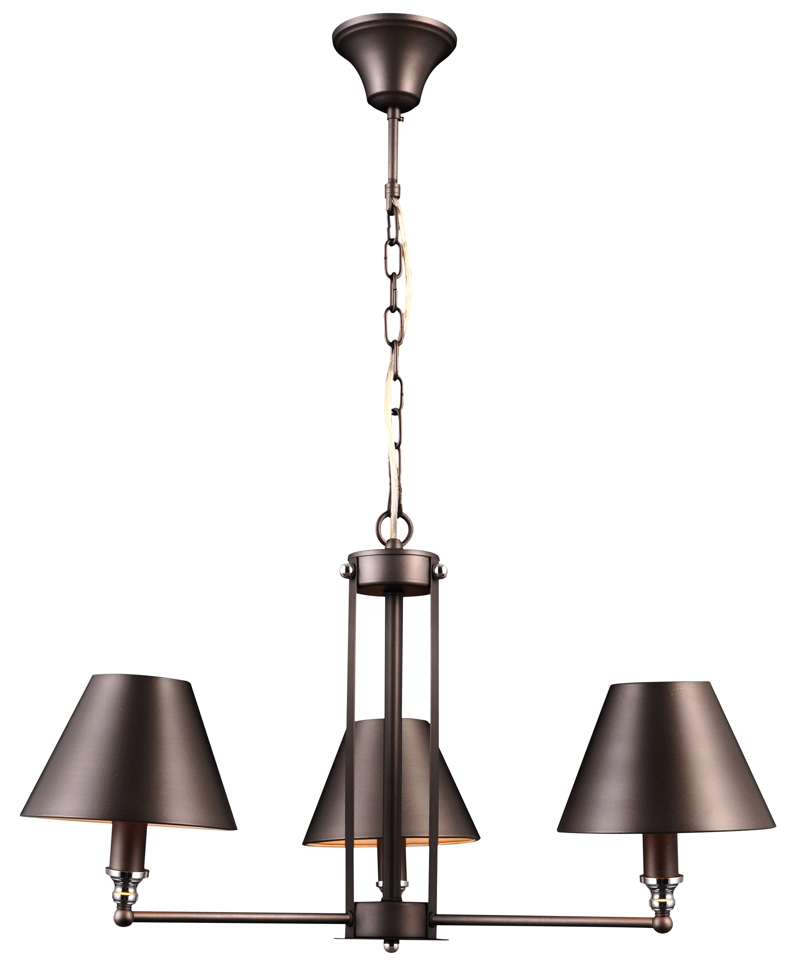 Подвесная люстра Natali Kovaltseva Marquis Marquis 81000-3C GRAY BRASS