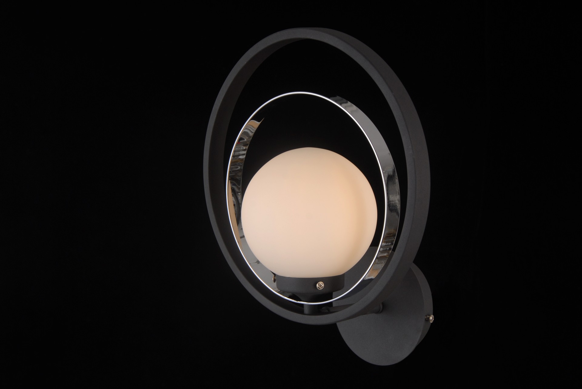 Настенное бра Natali Kovaltseva Sphere SPHERE 81020-1W SATIN BLACK