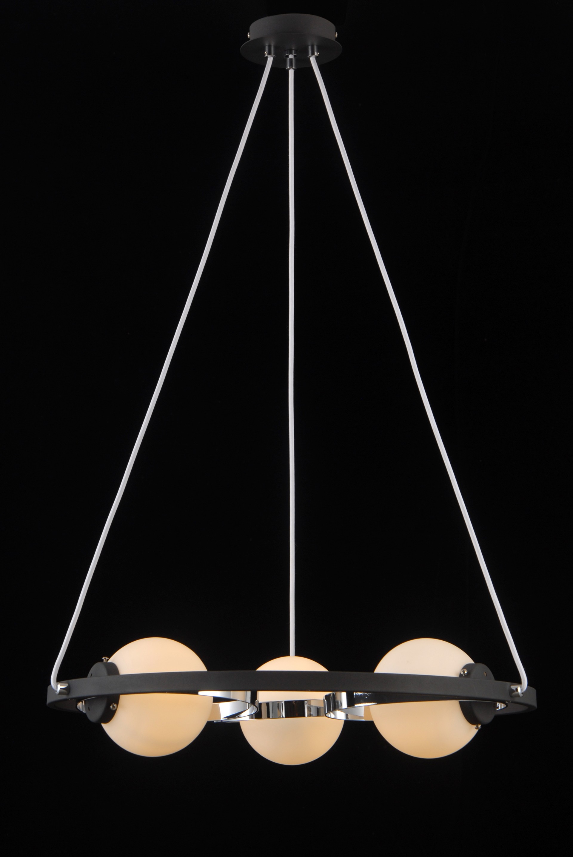 Подвесная люстра Natali Kovaltseva Sphere SPHERE 81020-3C SATIN BLACK